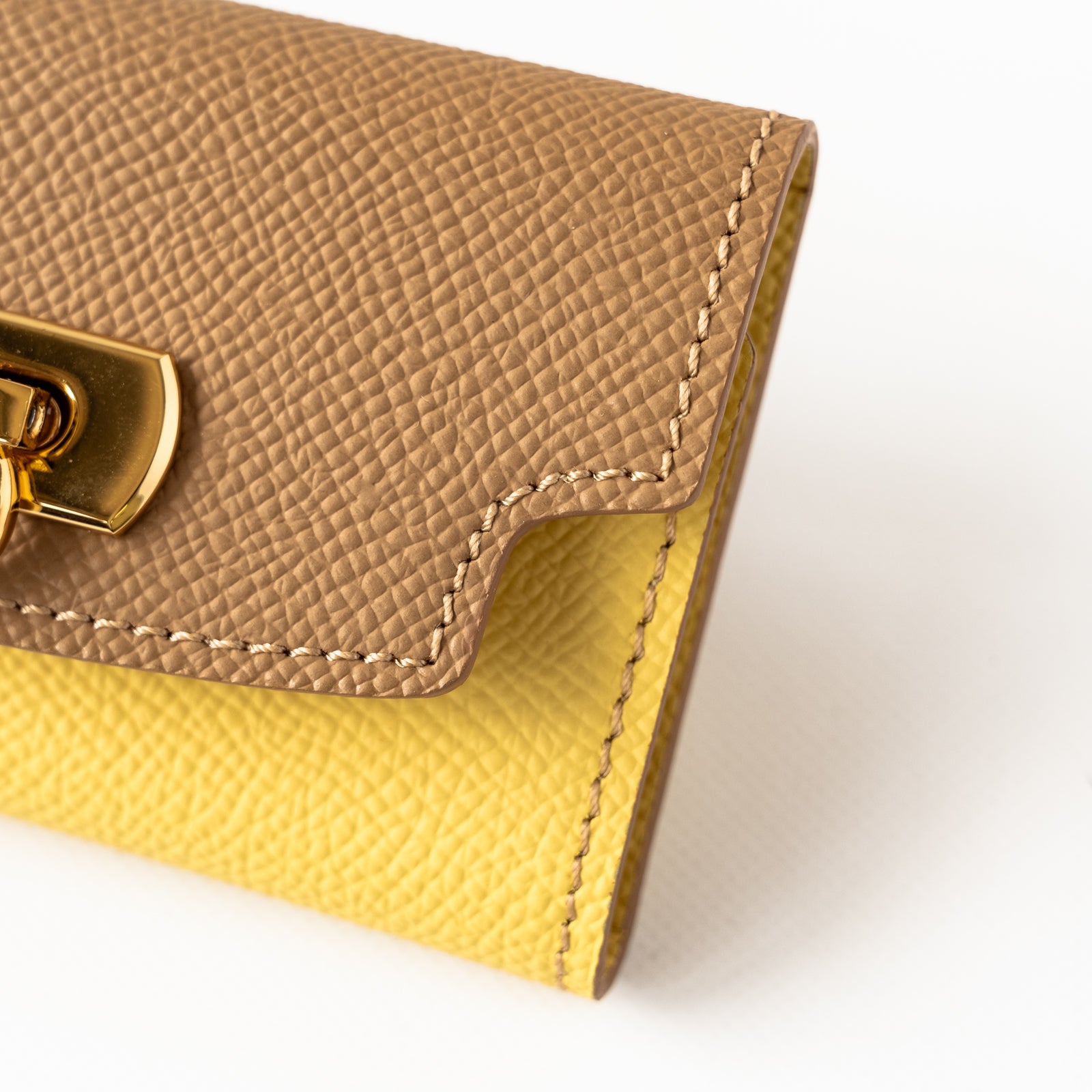 【おつとめ品セール】キーケース・シャルル キュイール・ミネルバ / カナリア×チャイ