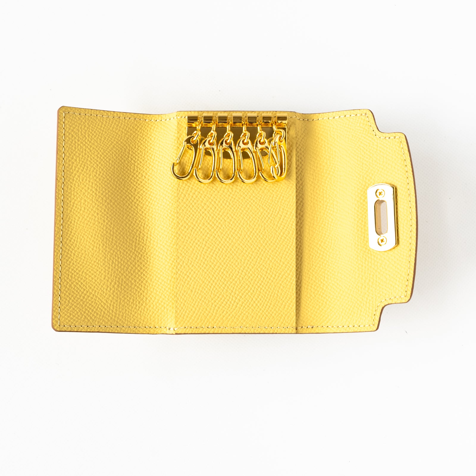 【おつとめ品セール】キーケース・シャルル キュイール・ミネルバ / カナリア×チャイ