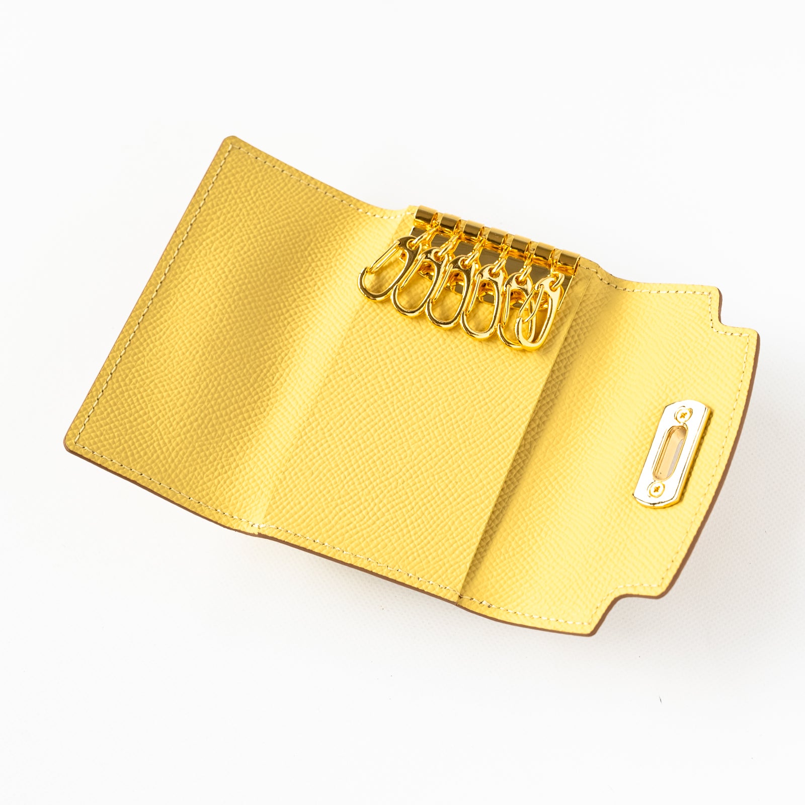 【おつとめ品セール】キーケース・シャルル キュイール・ミネルバ / カナリア×チャイ