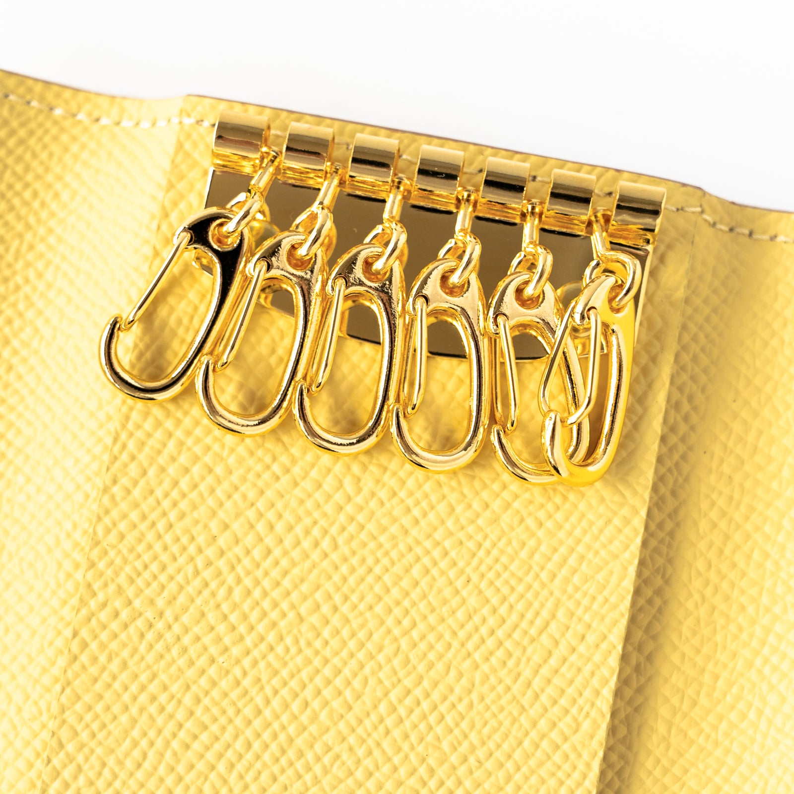 【おつとめ品セール】キーケース・シャルル キュイール・ミネルバ / カナリア×チャイ