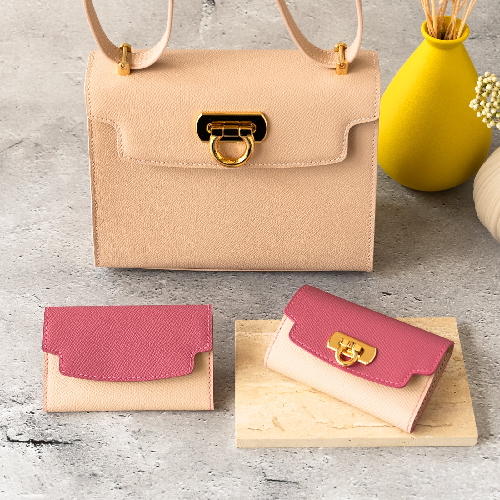 Card Case Swan Cuir Minerva