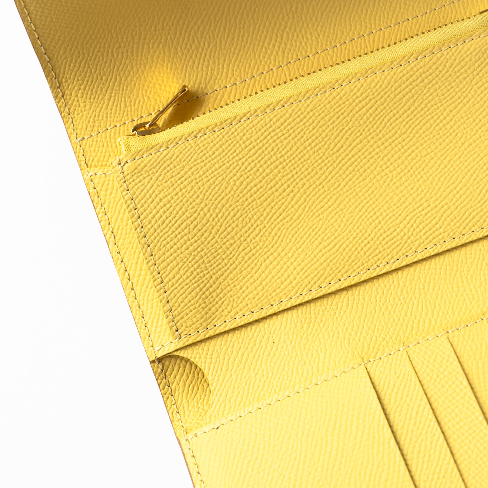 【おつとめ品セール】ミディアムウォレット・ルイM キュイール・ミネルバ / カナリア×チャイ