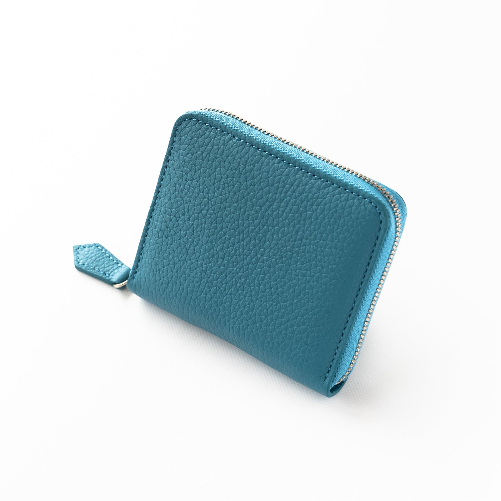 Round zipper mini wallet Taurillon Clemence