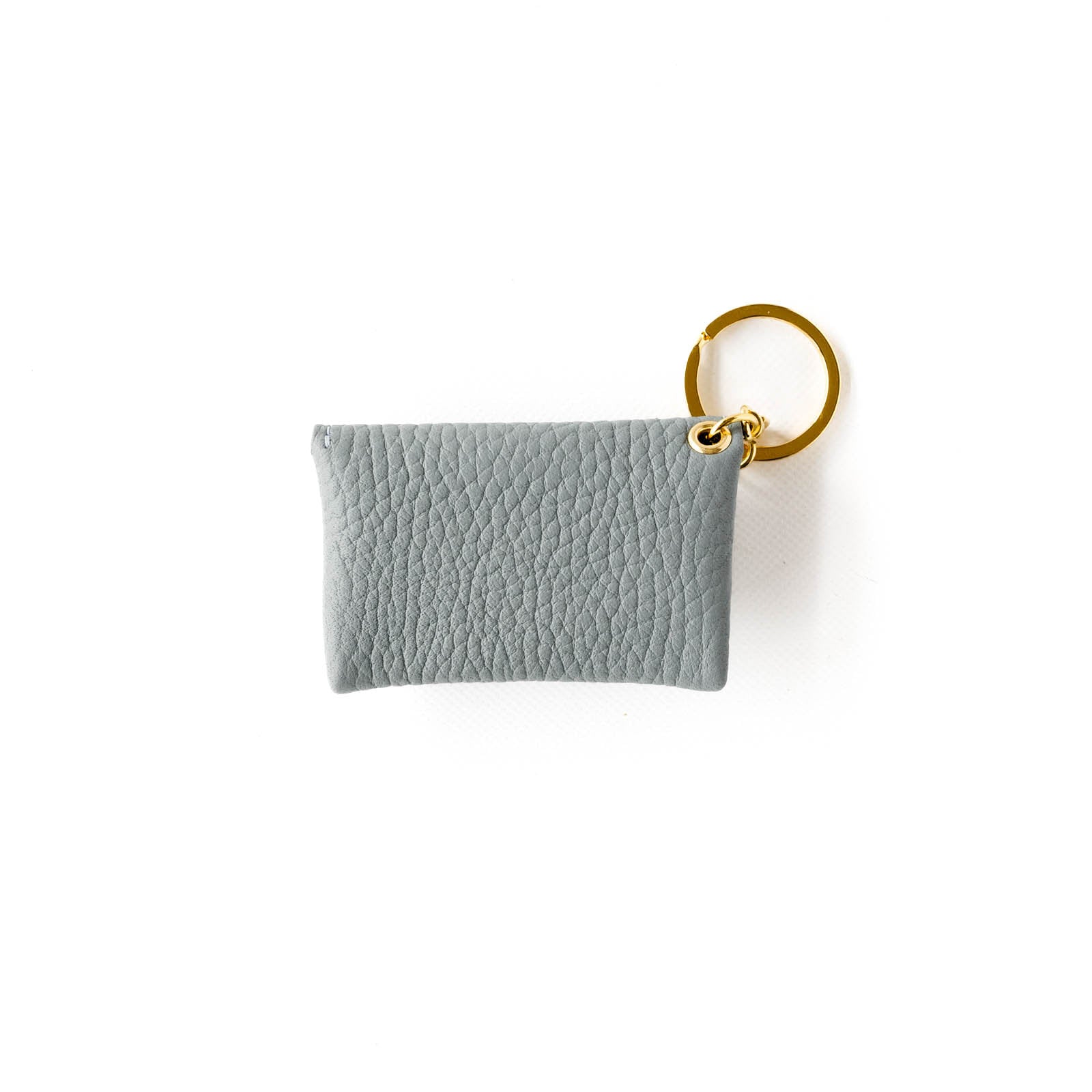 Soft leather flap minimini key ring Taurillon Clemence