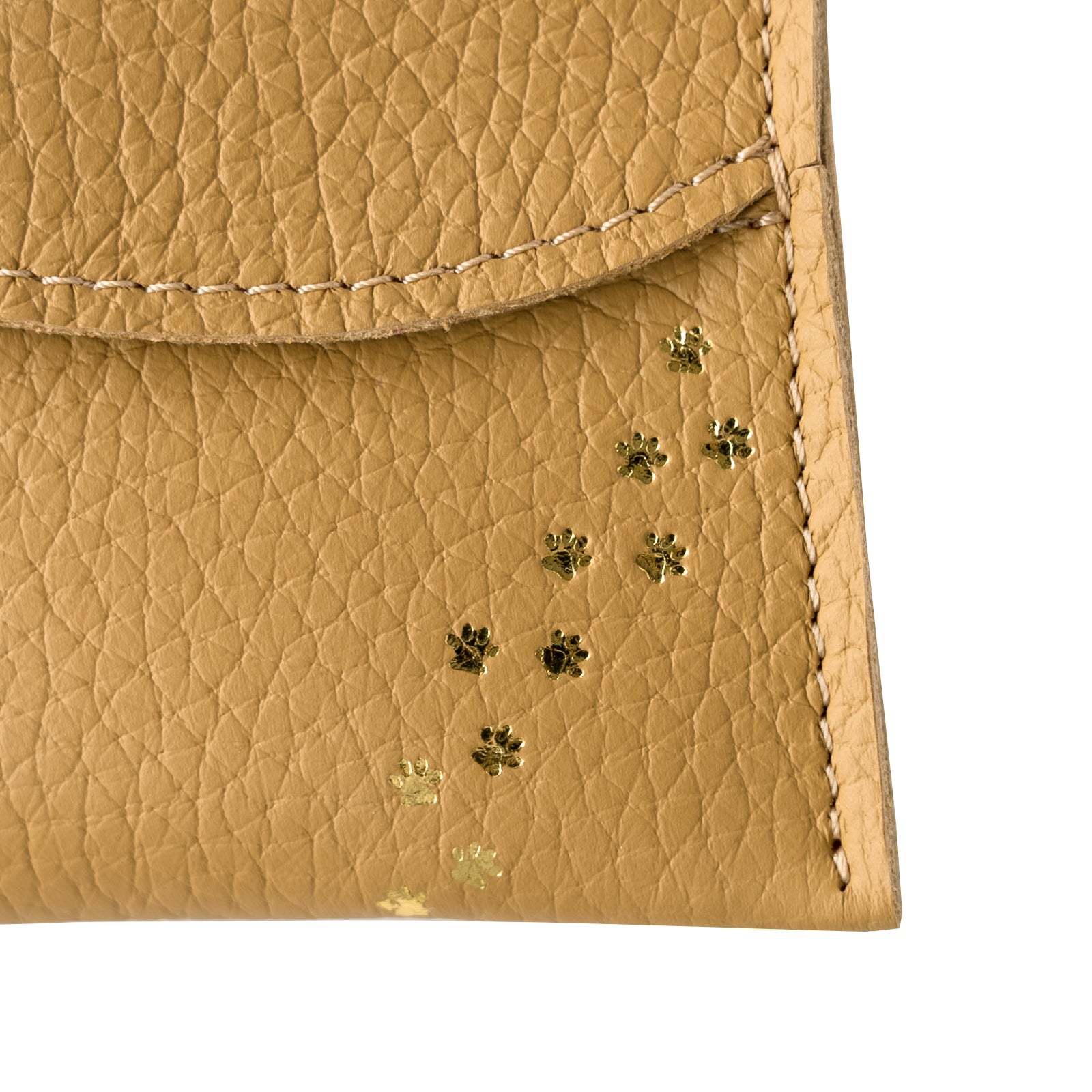 Cat pocket tissue case Cuir Mache / Chamois