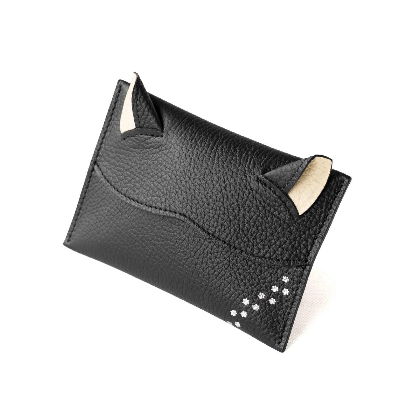 Cat Pocket Tissue Case Cuir Mash / Black