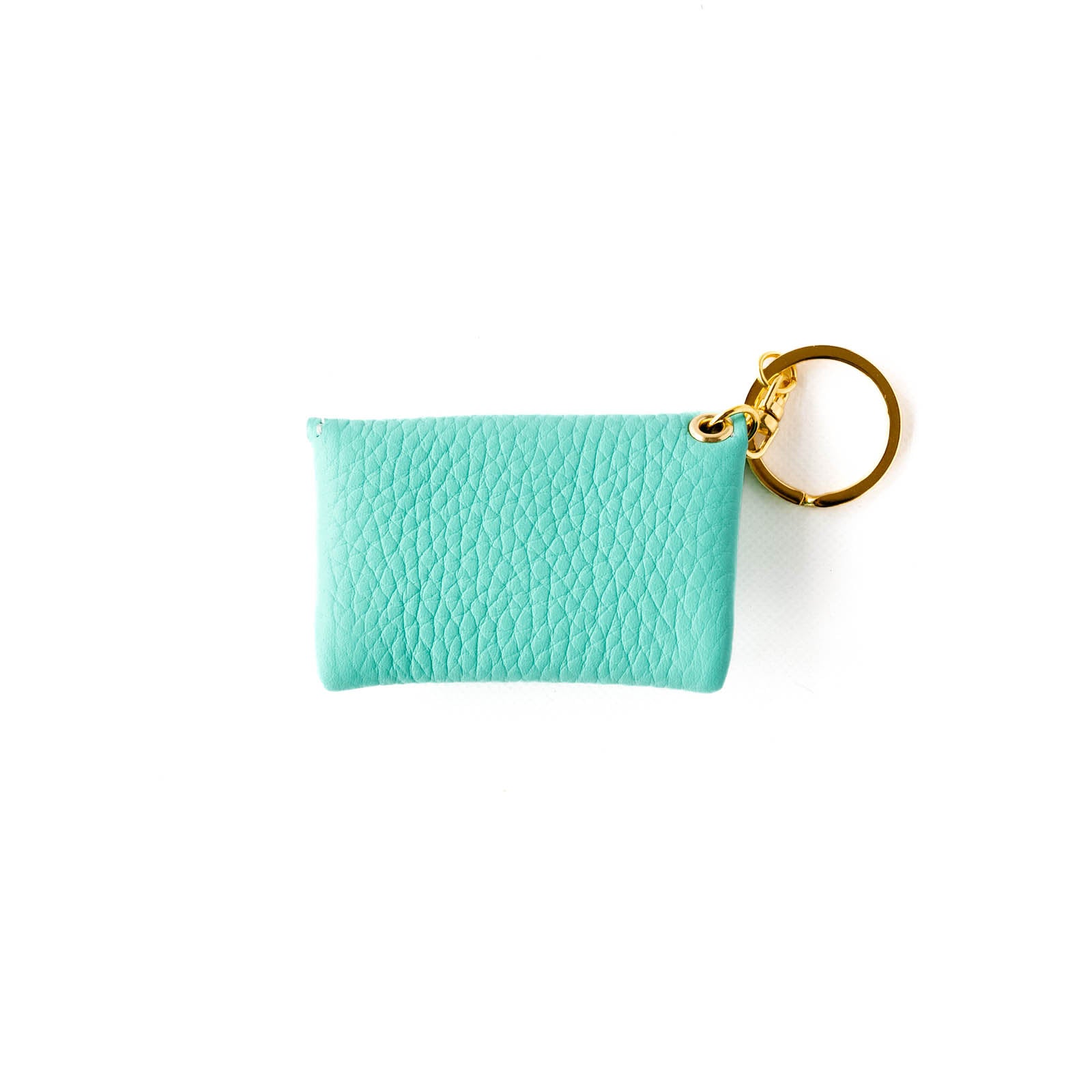 Soft leather flap minimini key ring Taurillon Clemence