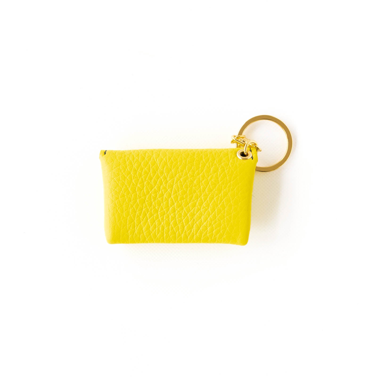 Soft leather flap minimini key ring Taurillon Clemence