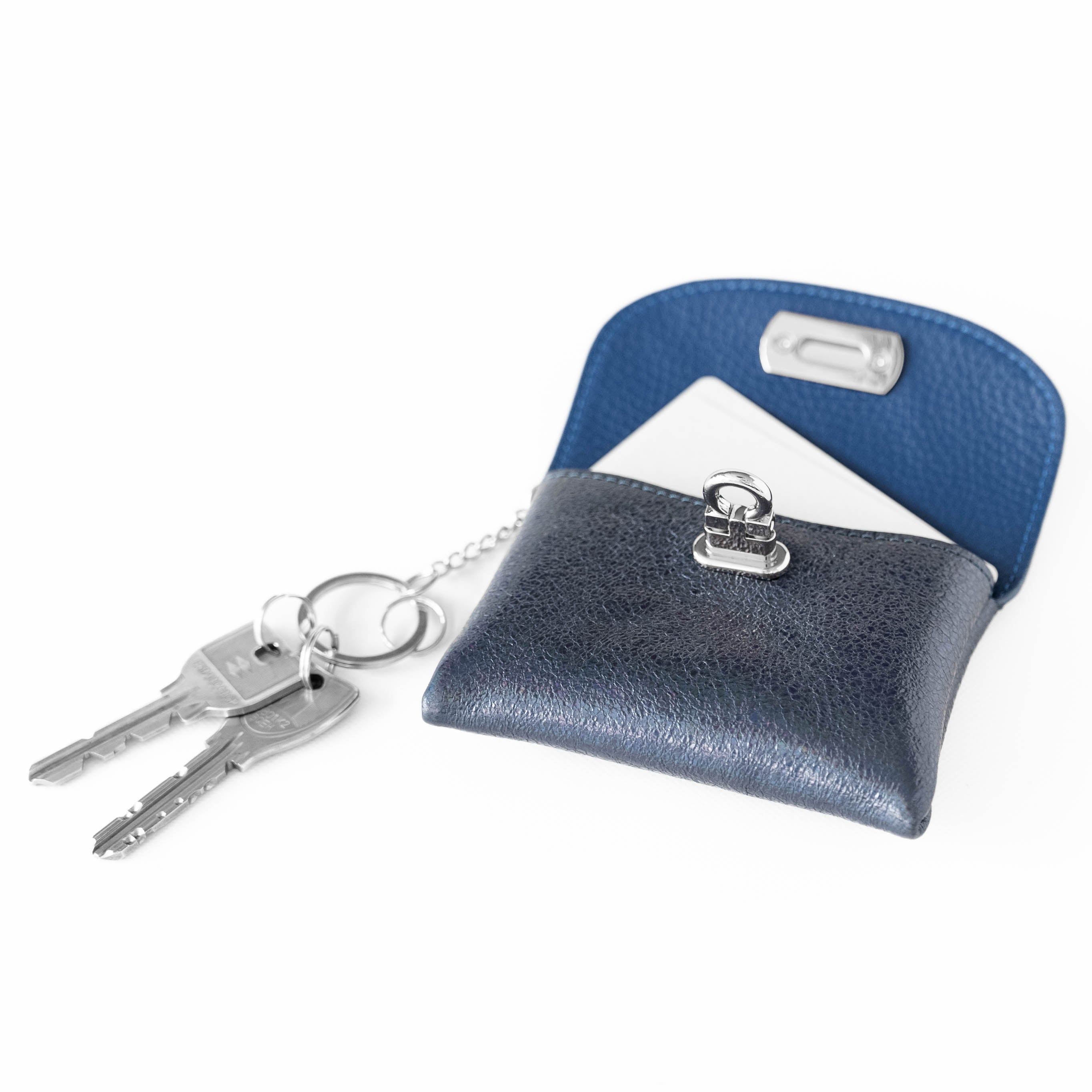 Leather flap smart key case / Prism