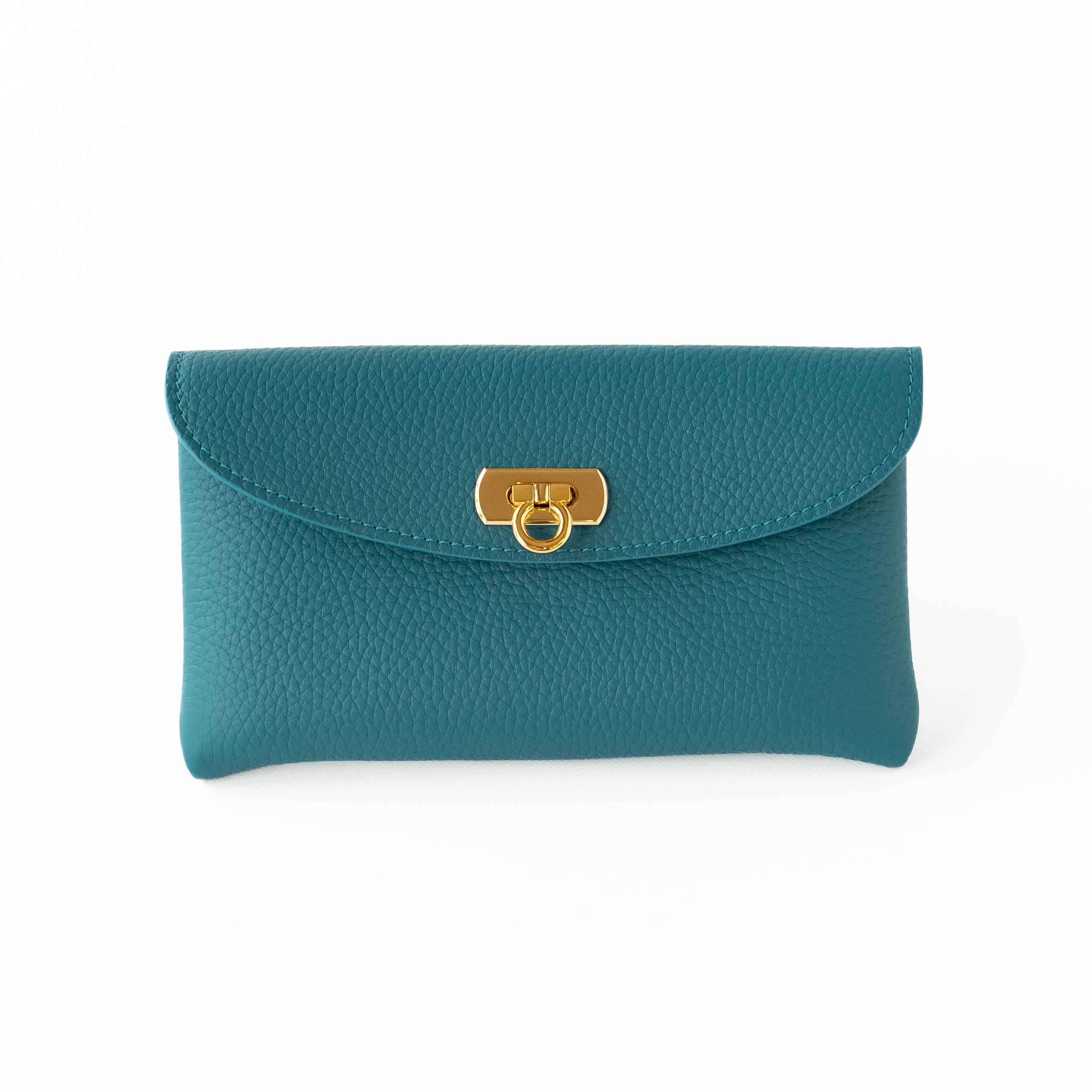 Leather flap long wallet / Cuir Marsh