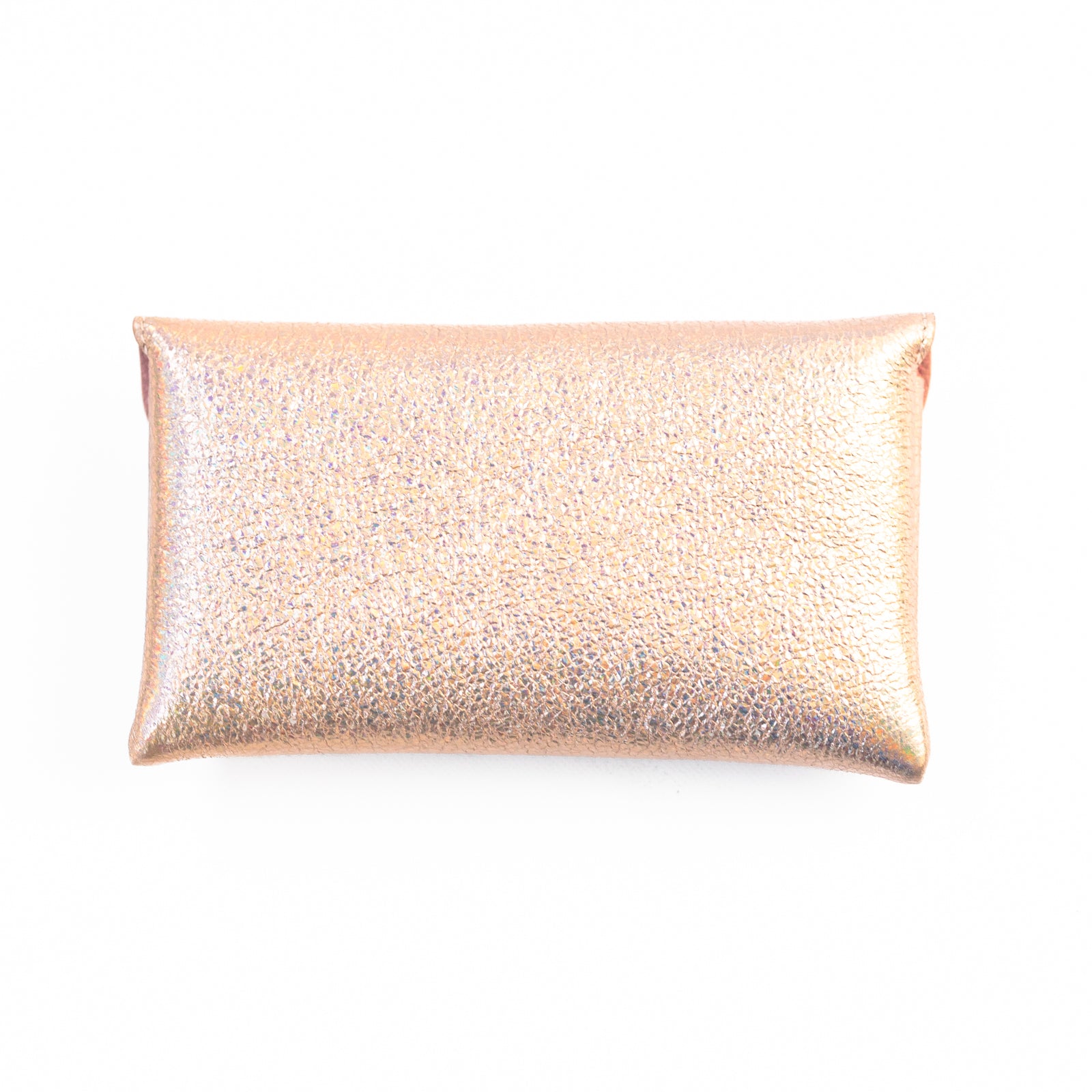 Leather flap long wallet / Prism