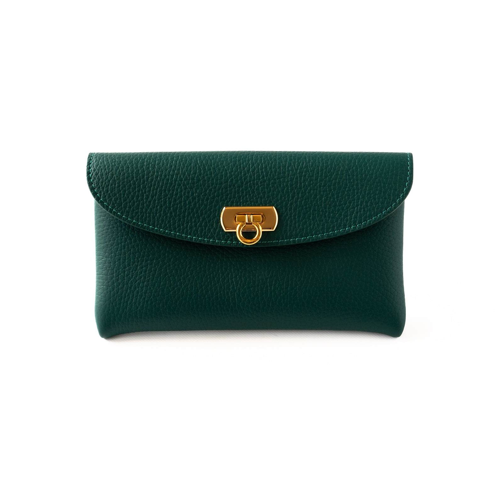 Leather flap long wallet / Cuir Marsh