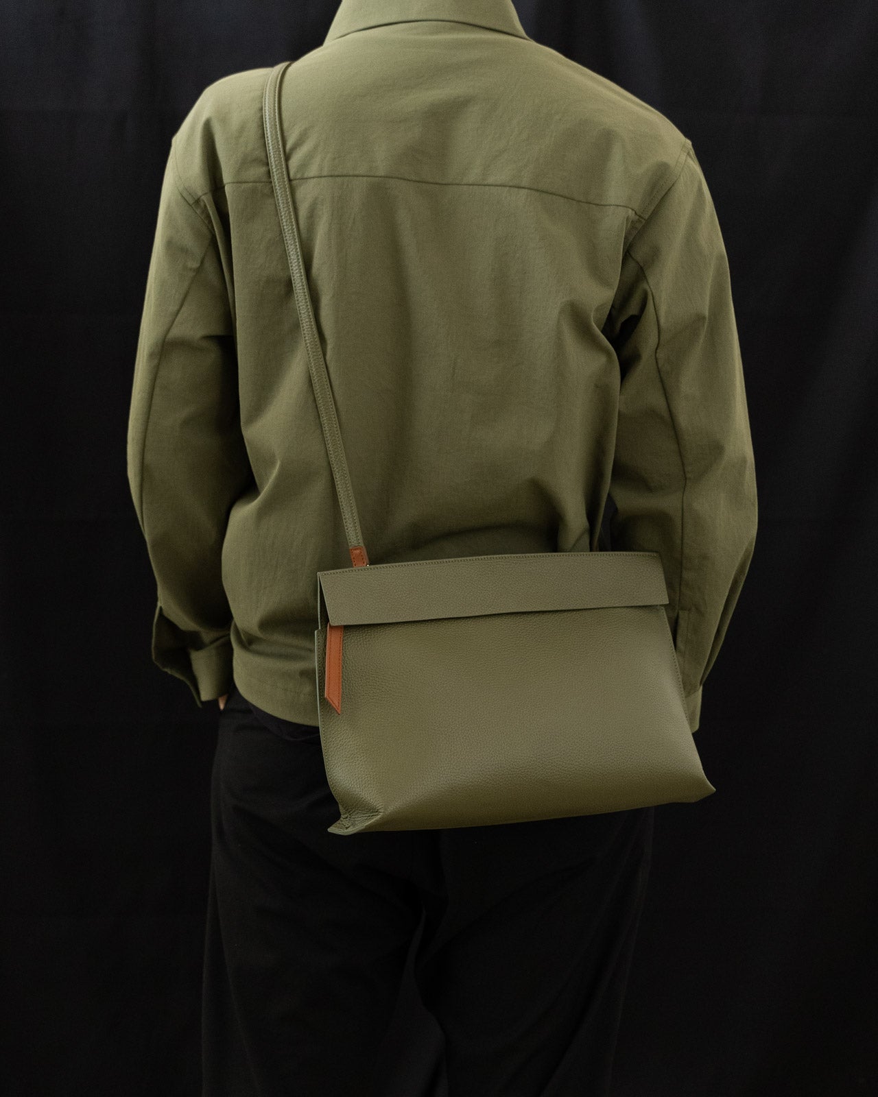 Livreur bag M/ Cuir Marsh