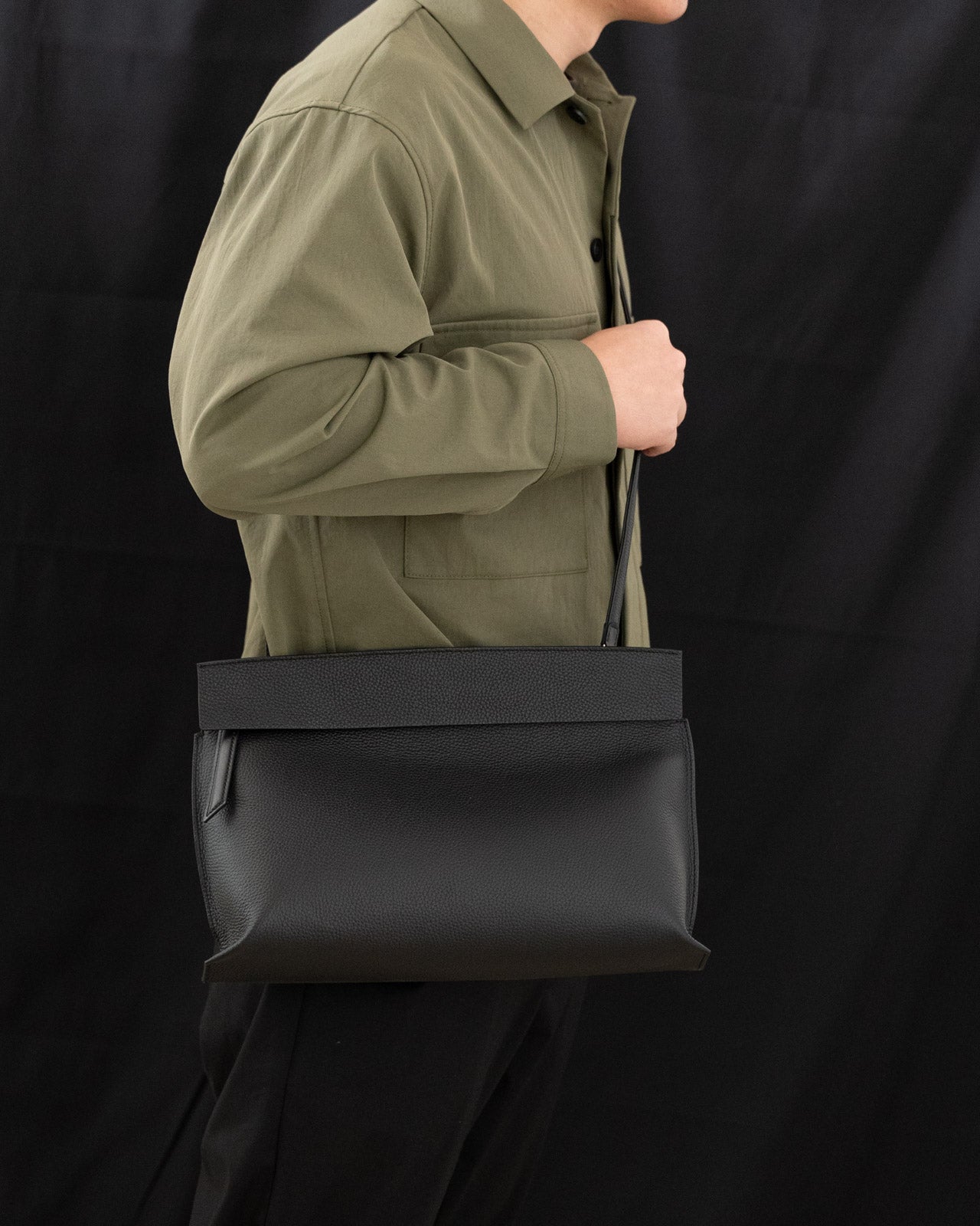 Livreur bag M/ Cuir Marsh