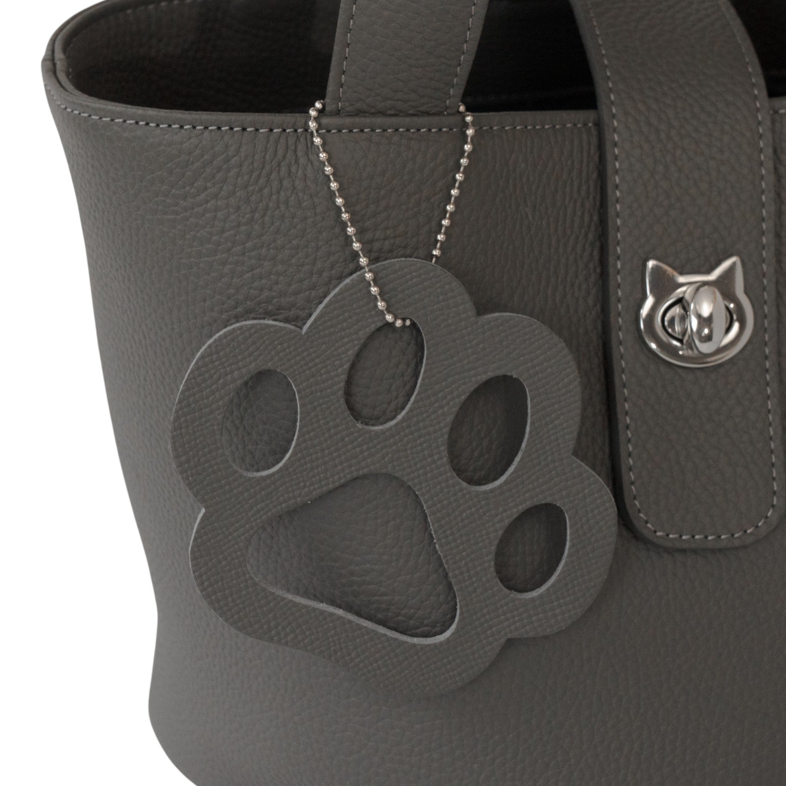 【12/7(日)22:00~ 26時間限定販売】BIG肉球チャーム キュイール・ミネルバ / グラファイト