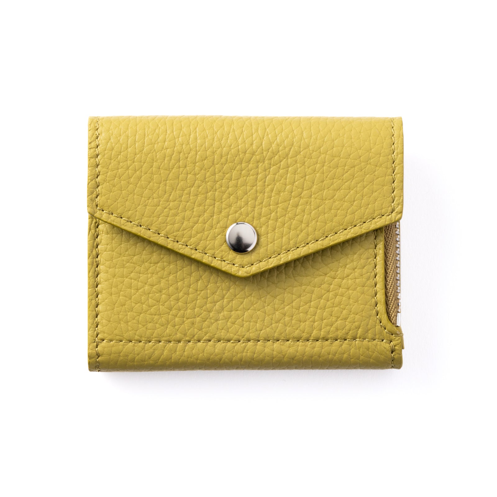 Handy wallet with L shaped fastener / Cuir Mash