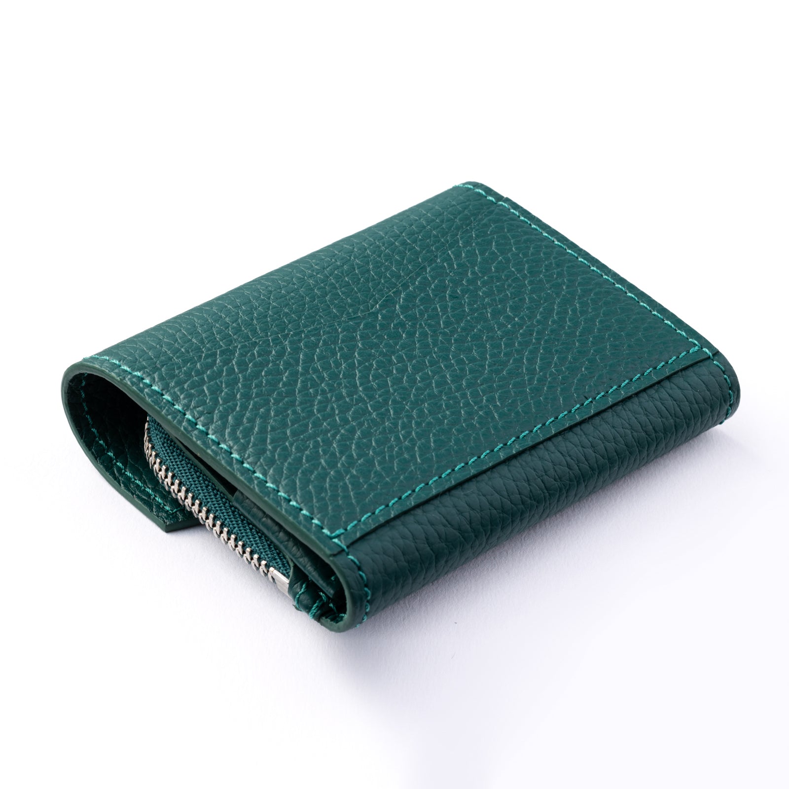 Handy wallet with L shaped fastener / Cuir Mash