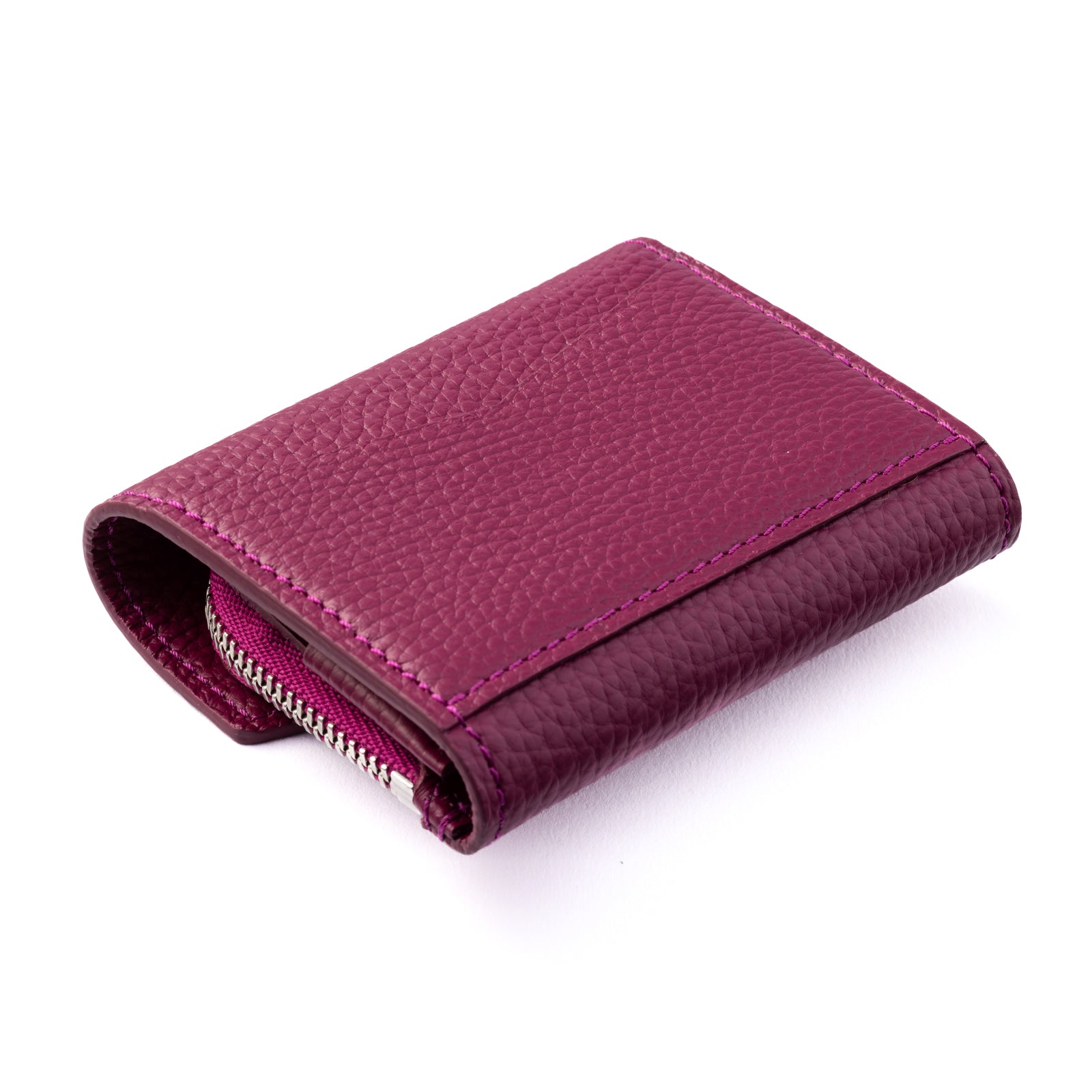 Handy wallet with L shaped fastener / Cuir Mash