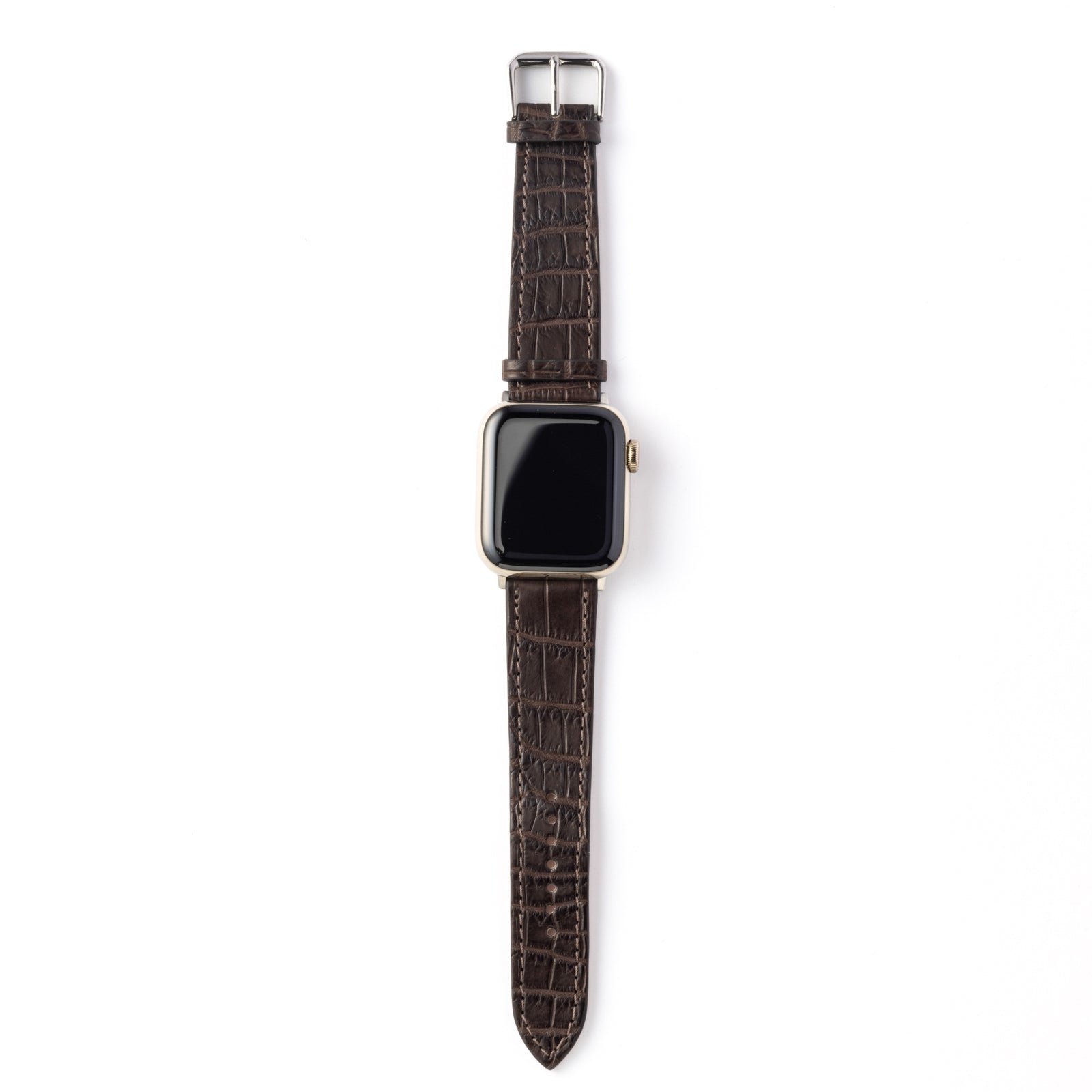 Apple Watch レザーベルト（44MM／40MM）クロコダイル -Philosophii 