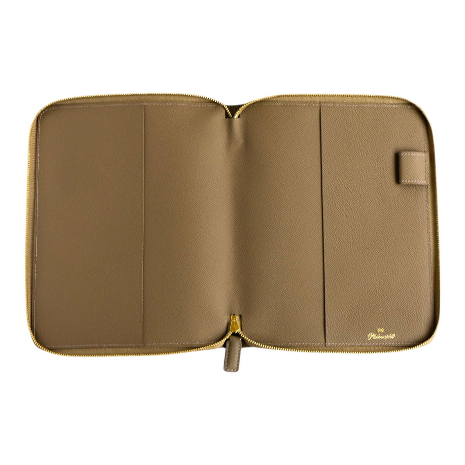 【おつとめ品セール】ジッパータイプ手帳カバー A5サイズ トリヨンクレマンス / エトゥープ