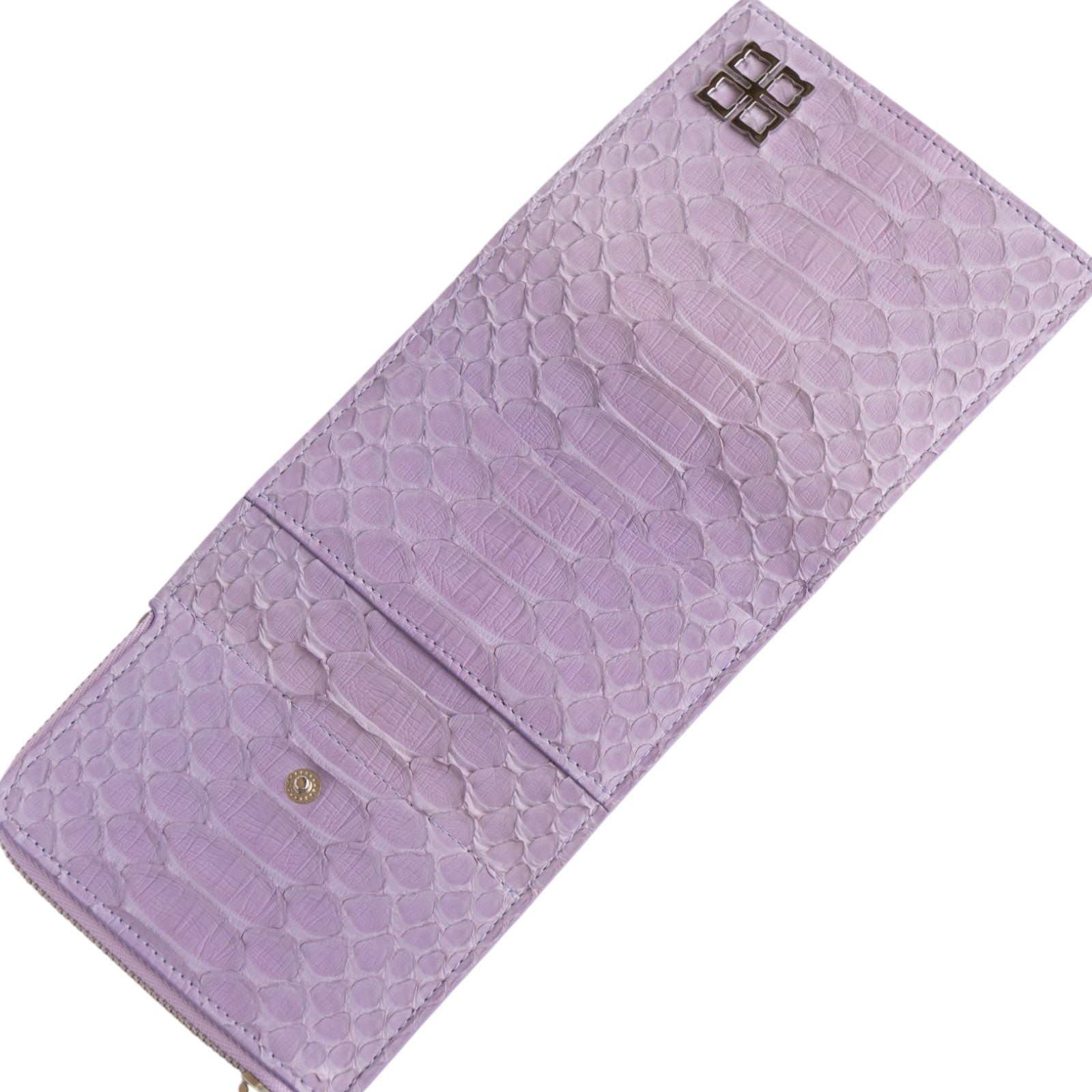 【おつとめ品セール】ハンディウォレット・オペラ リリィ グランデ カラーパイソン / ラベンダー