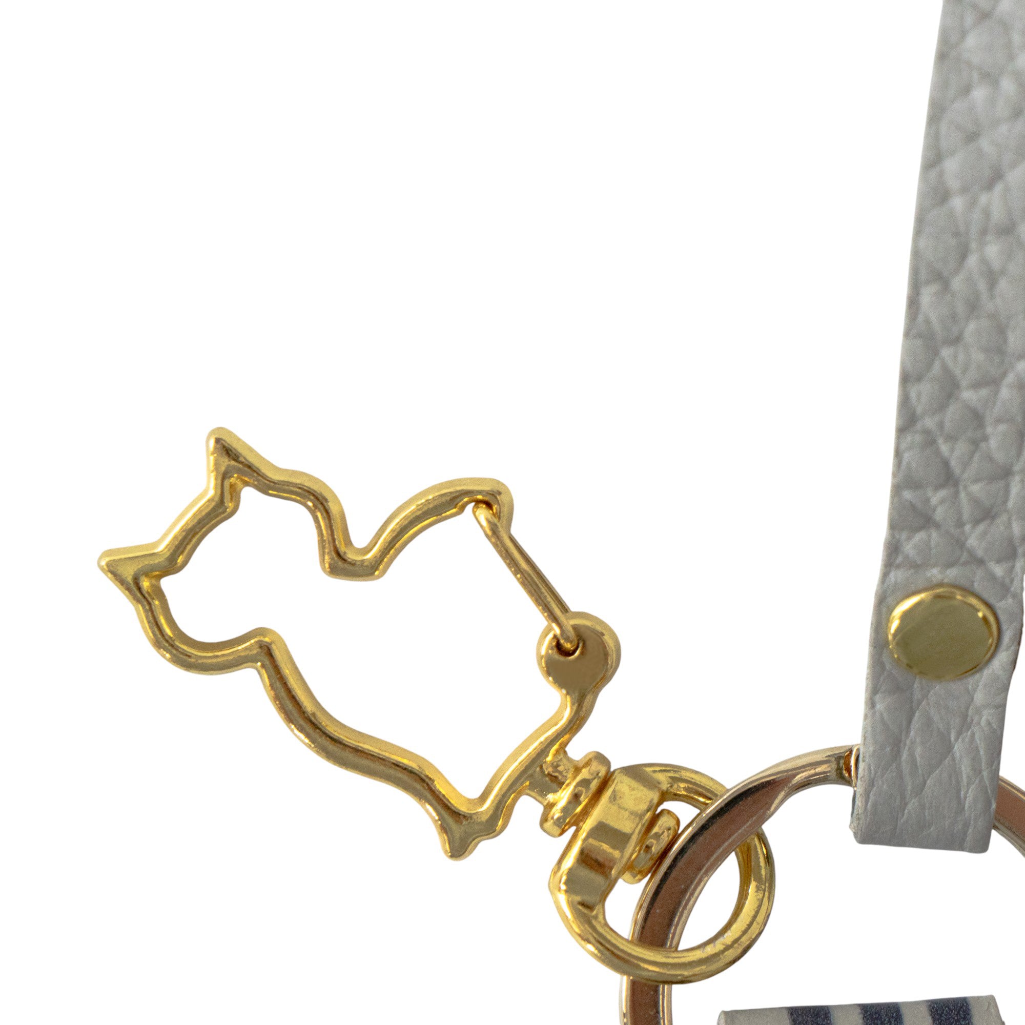 Printed cat charm / brown tabby