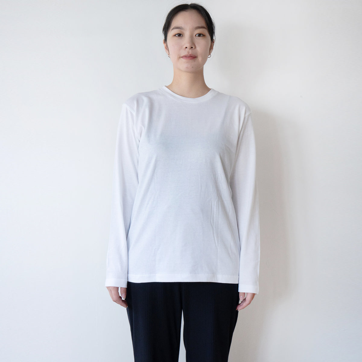 【受注生産:9/25(金)22:00〜27(日)】うちのこプリントロングTシャツ / ホワイト
