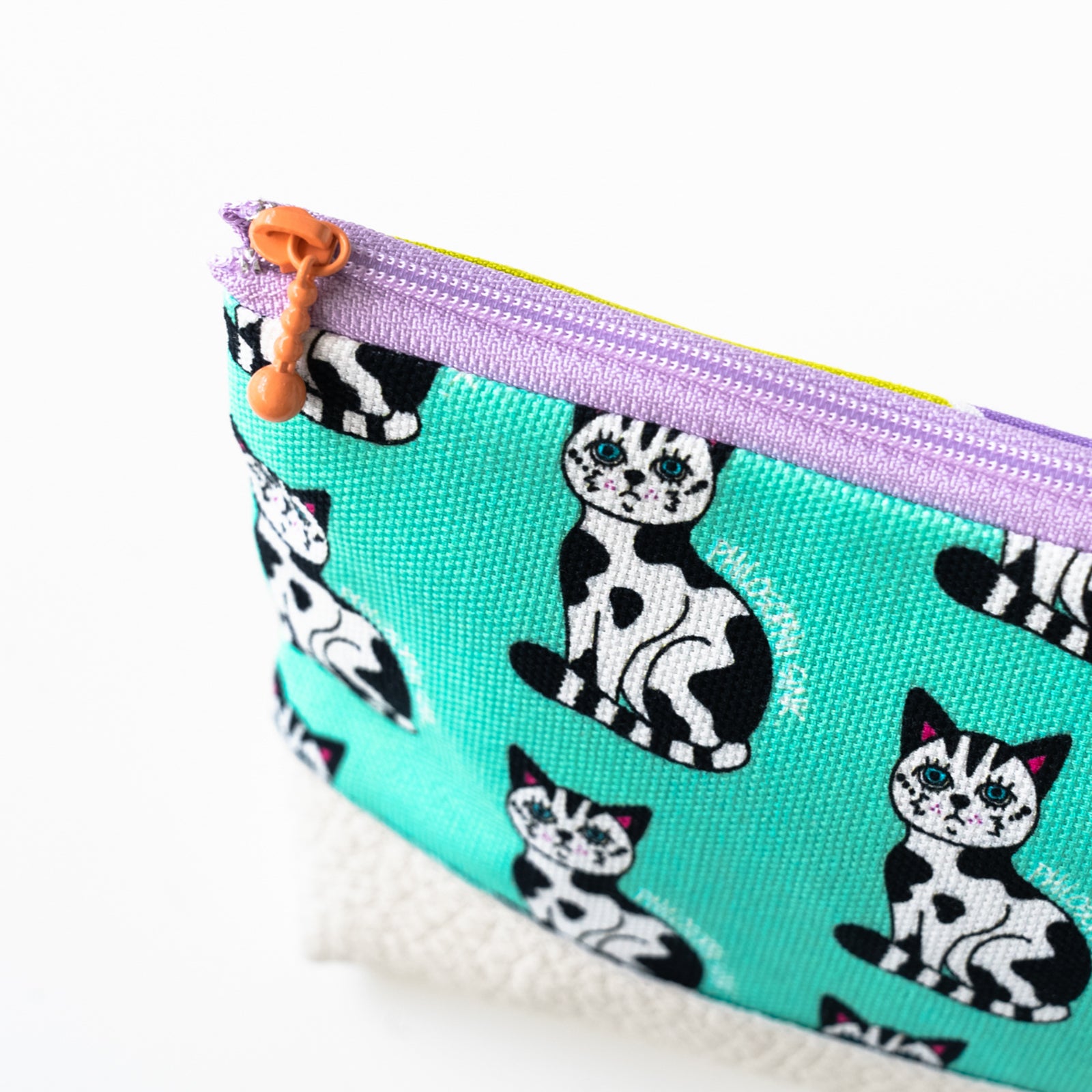 SINK. x Philosophii collaboration Ushineko pouch (with gusset)