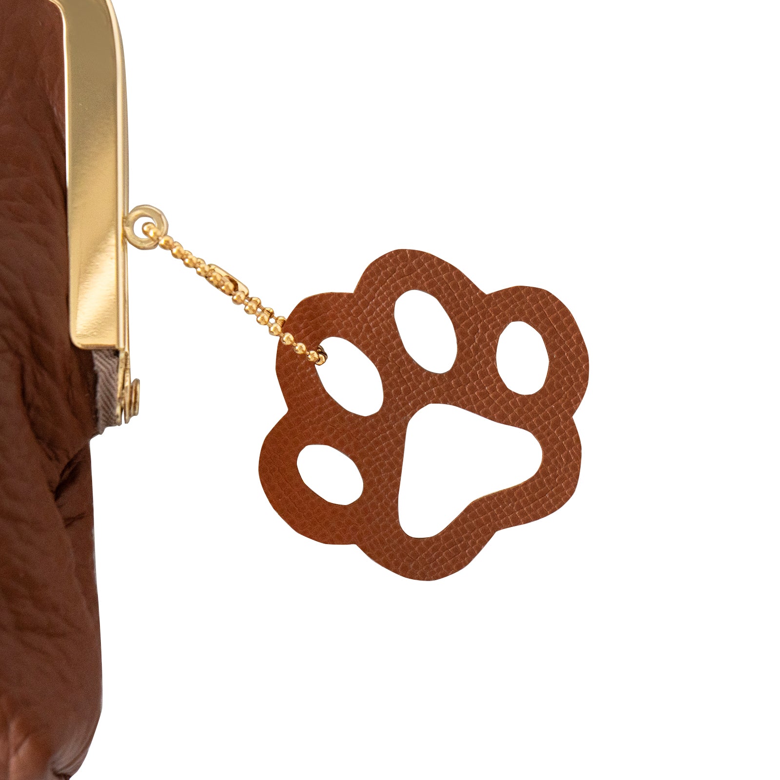 にゃまぐちウォレット キュイール・マッシュ / キャメル