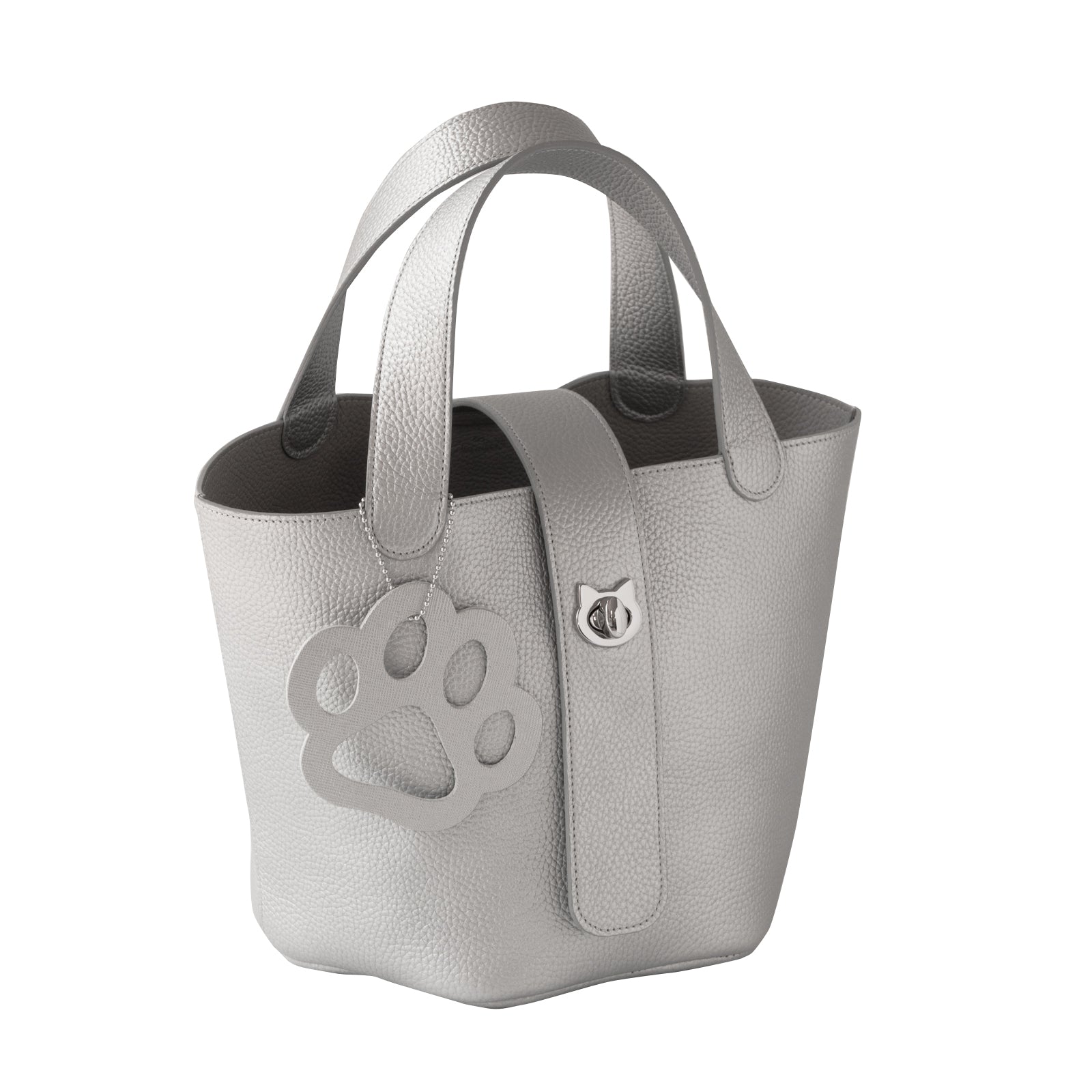 【4/22(火) 1日限定販売】バゲットバッグ PAW (パウ) キュイール・マッシュ / シルバー