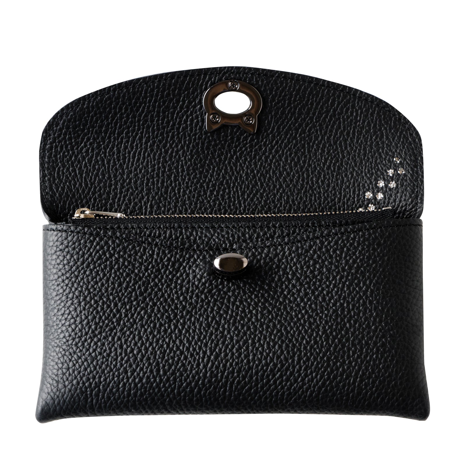 Flap Wallet Furnya Long Cuir Mash / Black