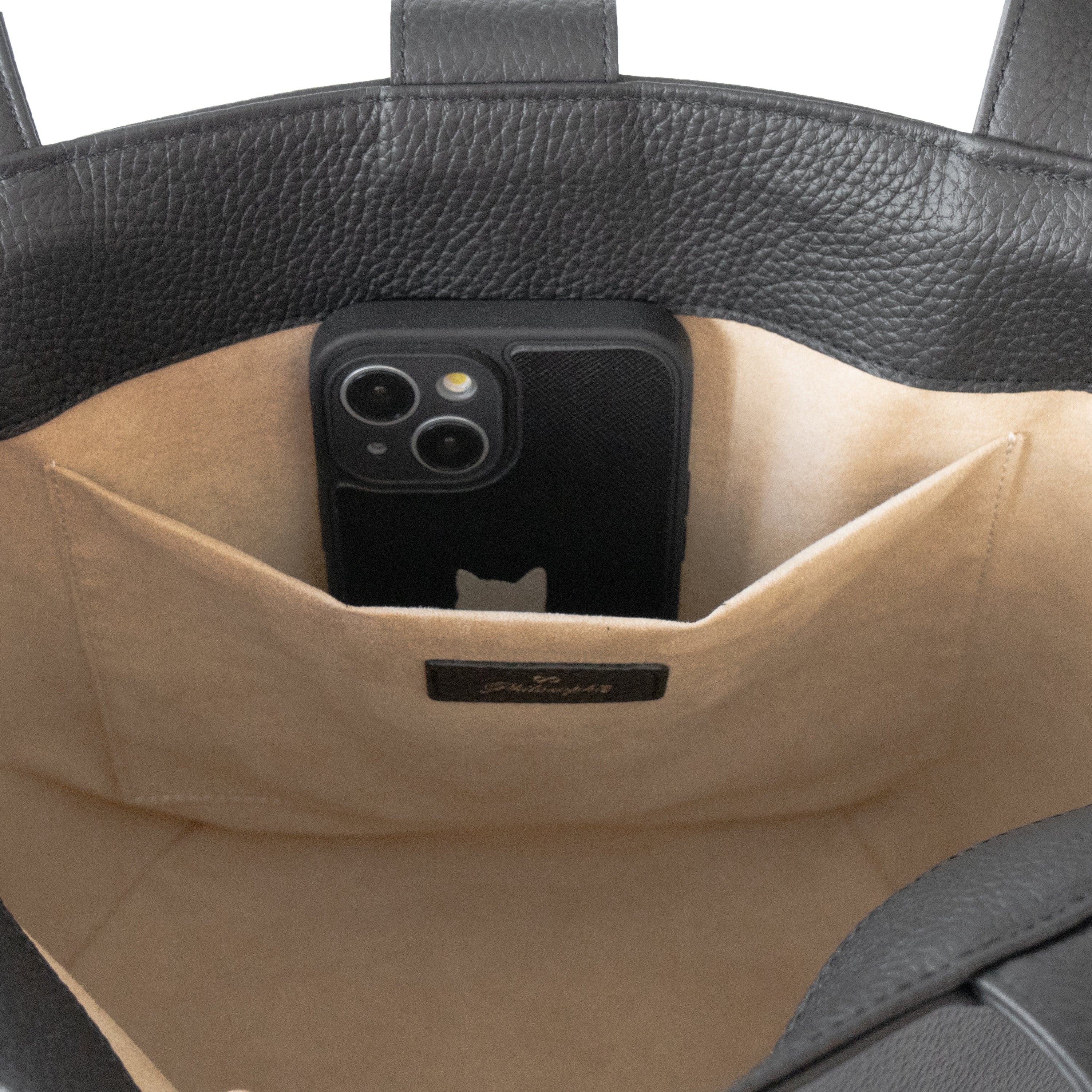 PAW Grande Cuir Mash Bucket Bag in Black (Choose Your Hardware)