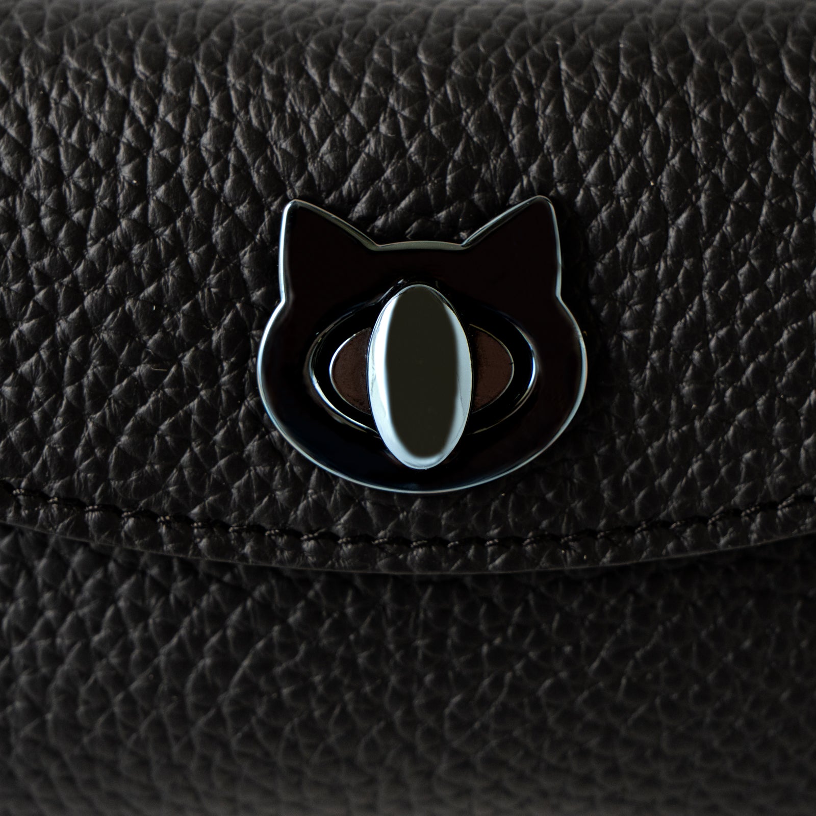 Flap Wallet Frunya Medium Cuir Mash / Black