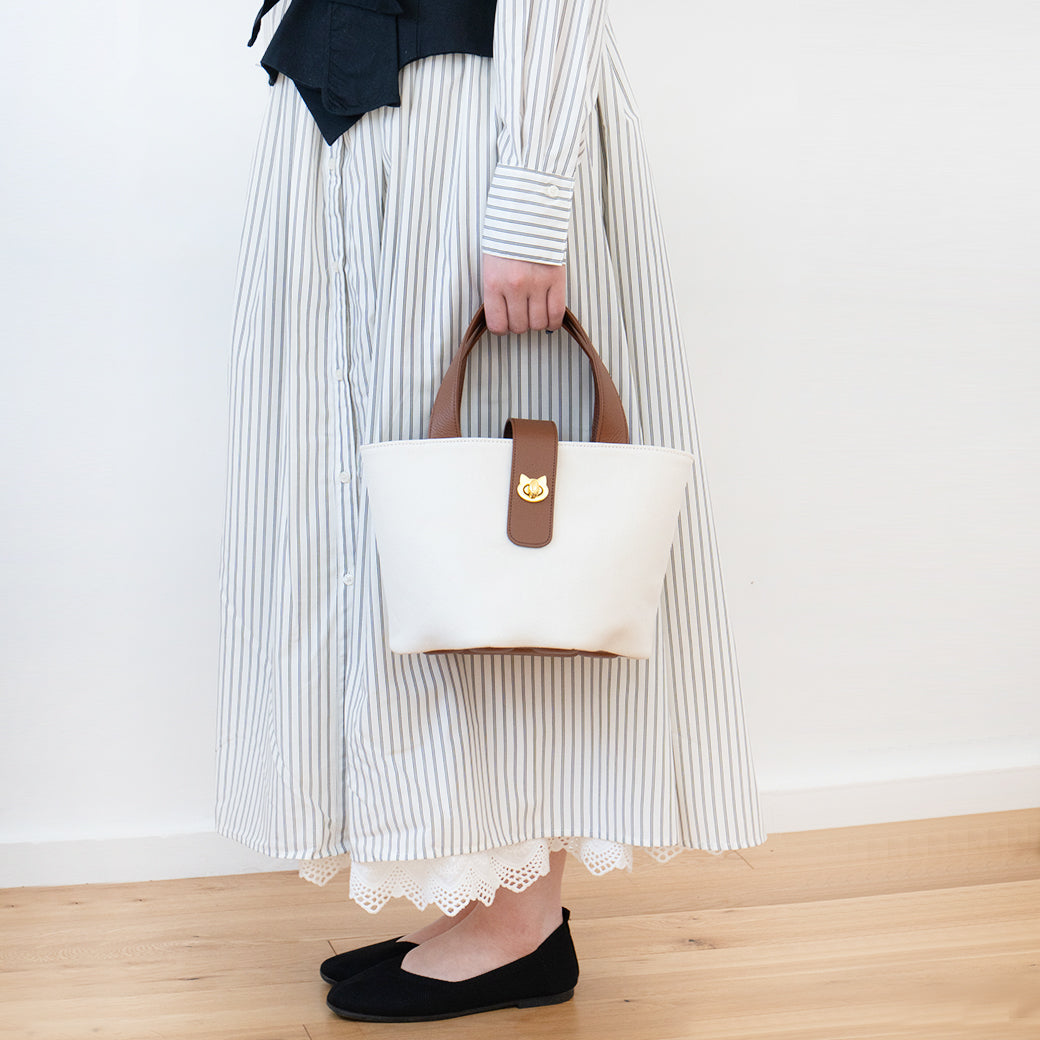 バケットバッグ・PAW トワル / キャメル