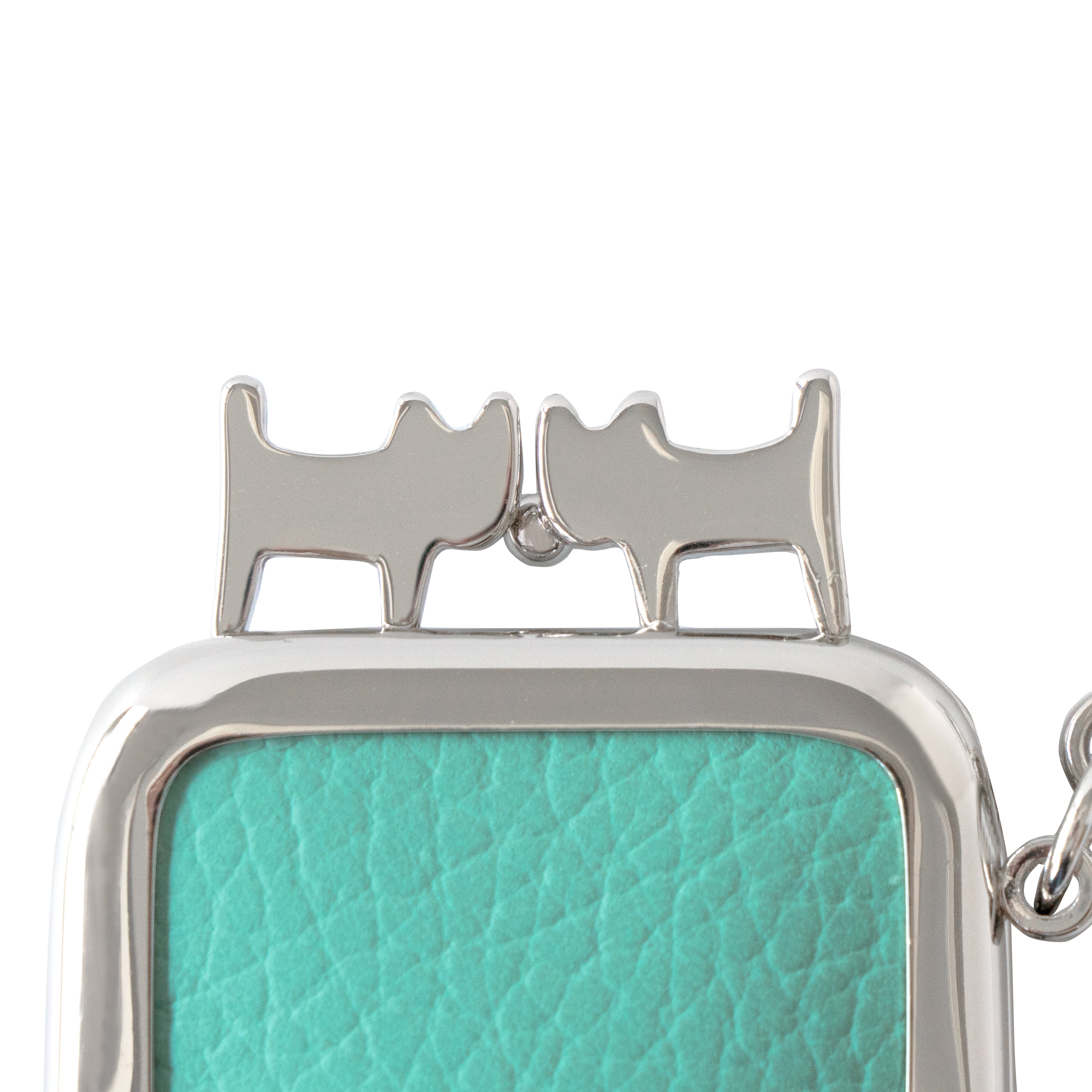 Petit Nyamaguchi Keychain Cuir Mâché / Blue Dragee