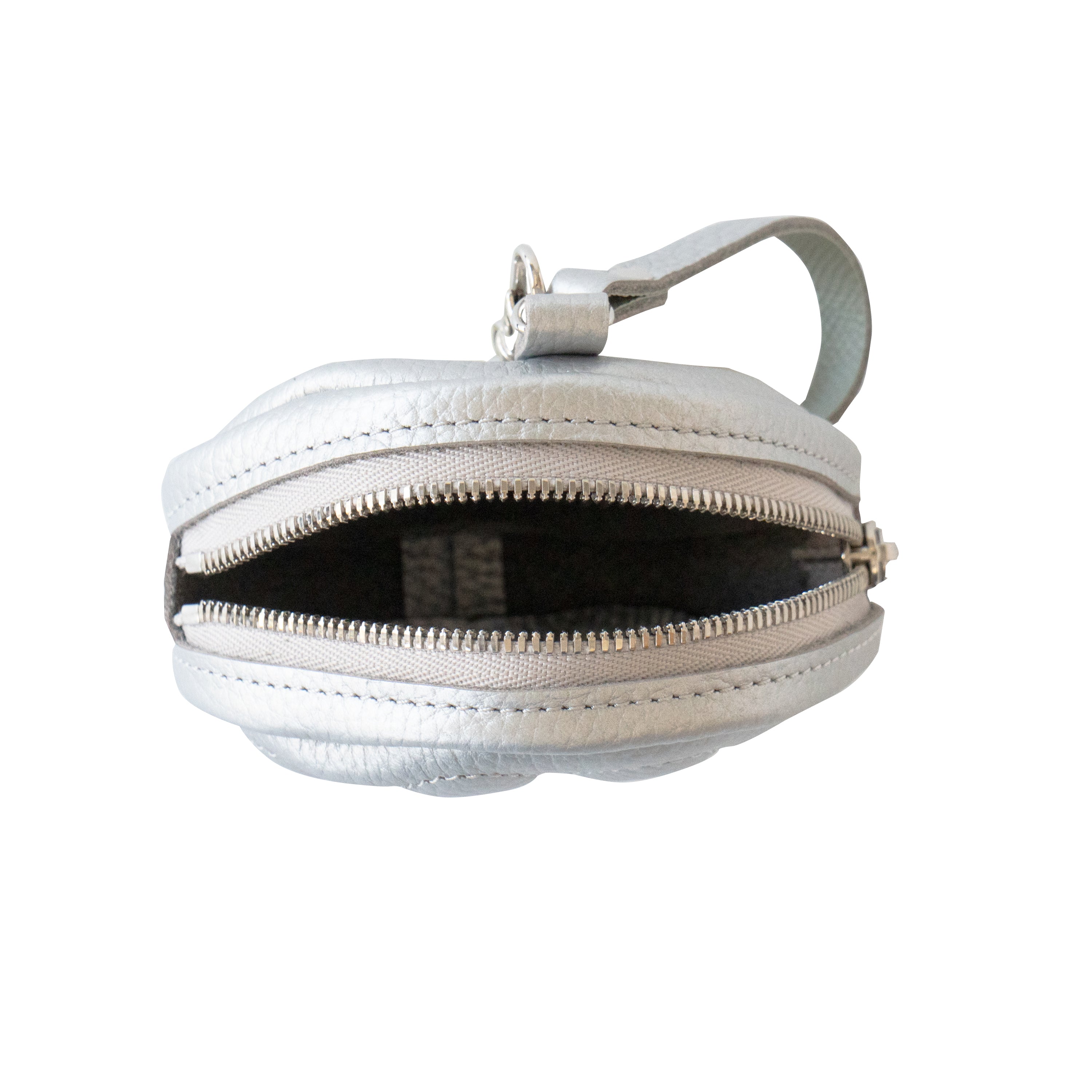 PAW Charm Pouch Cuir Mash / Silver