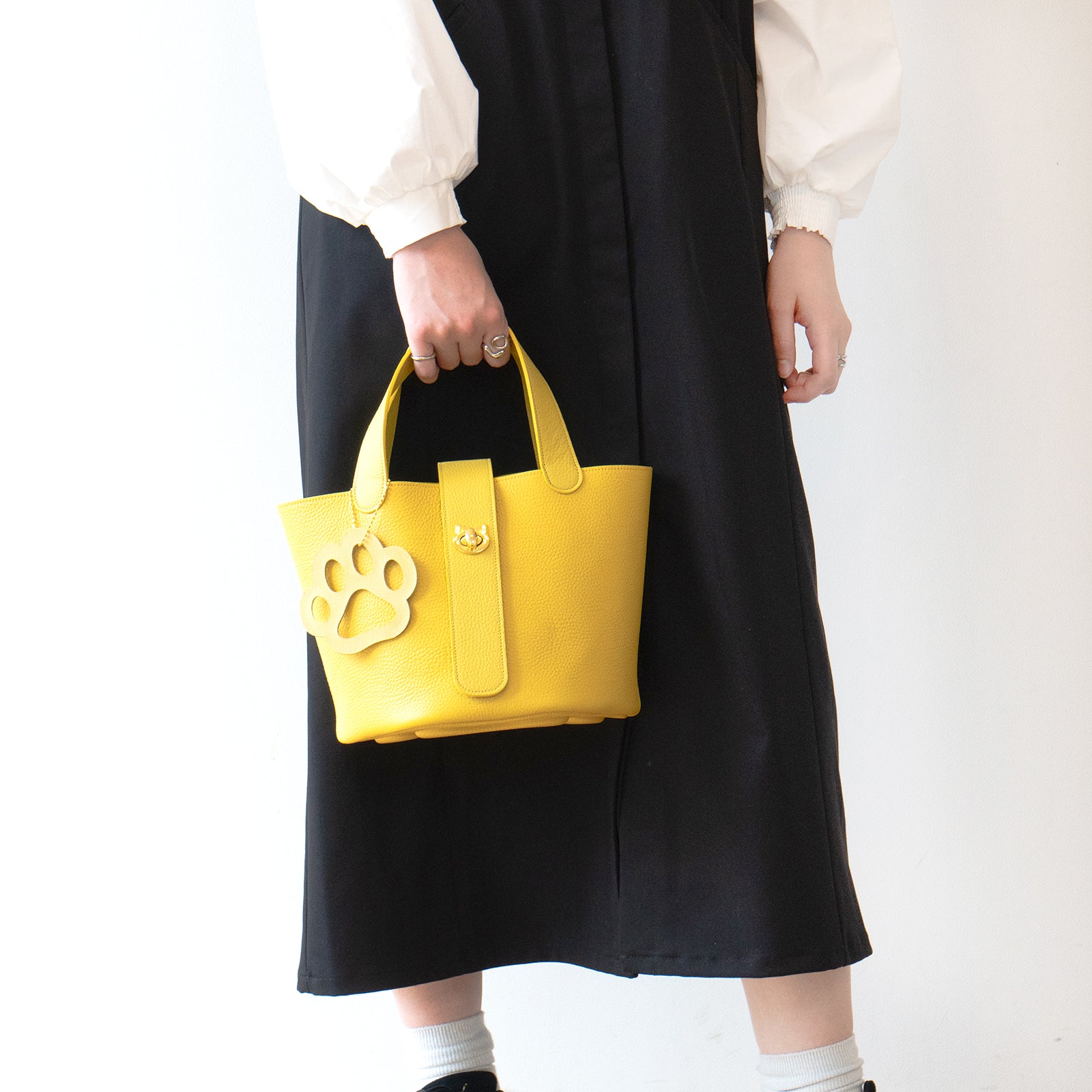 【5/3(土)~5/8(木) 受注販売】バゲットバッグ PAW (パウ) 肉球チャームSET キュイール・マッシュ / ジョンブリアン