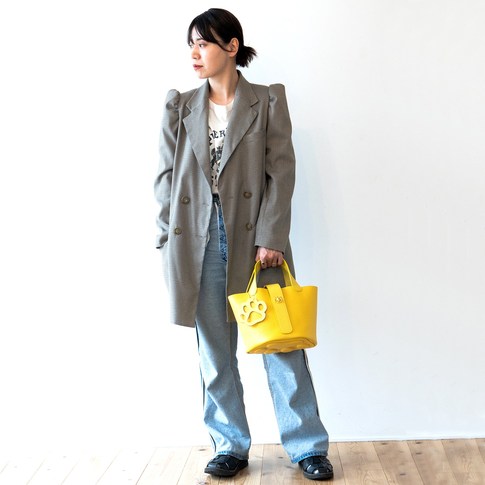 【5/3(土)~5/8(木) 受注販売】バゲットバッグ PAW (パウ) 肉球チャームSET キュイール・マッシュ / ジョンブリアン