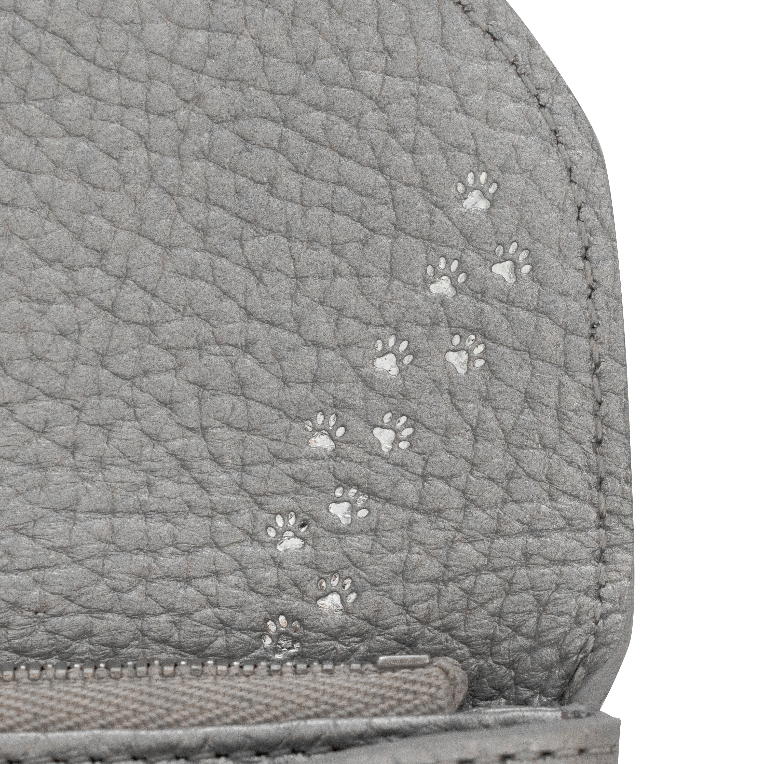 Flap Wallet Flunya Medium Cuir Mash / Silver