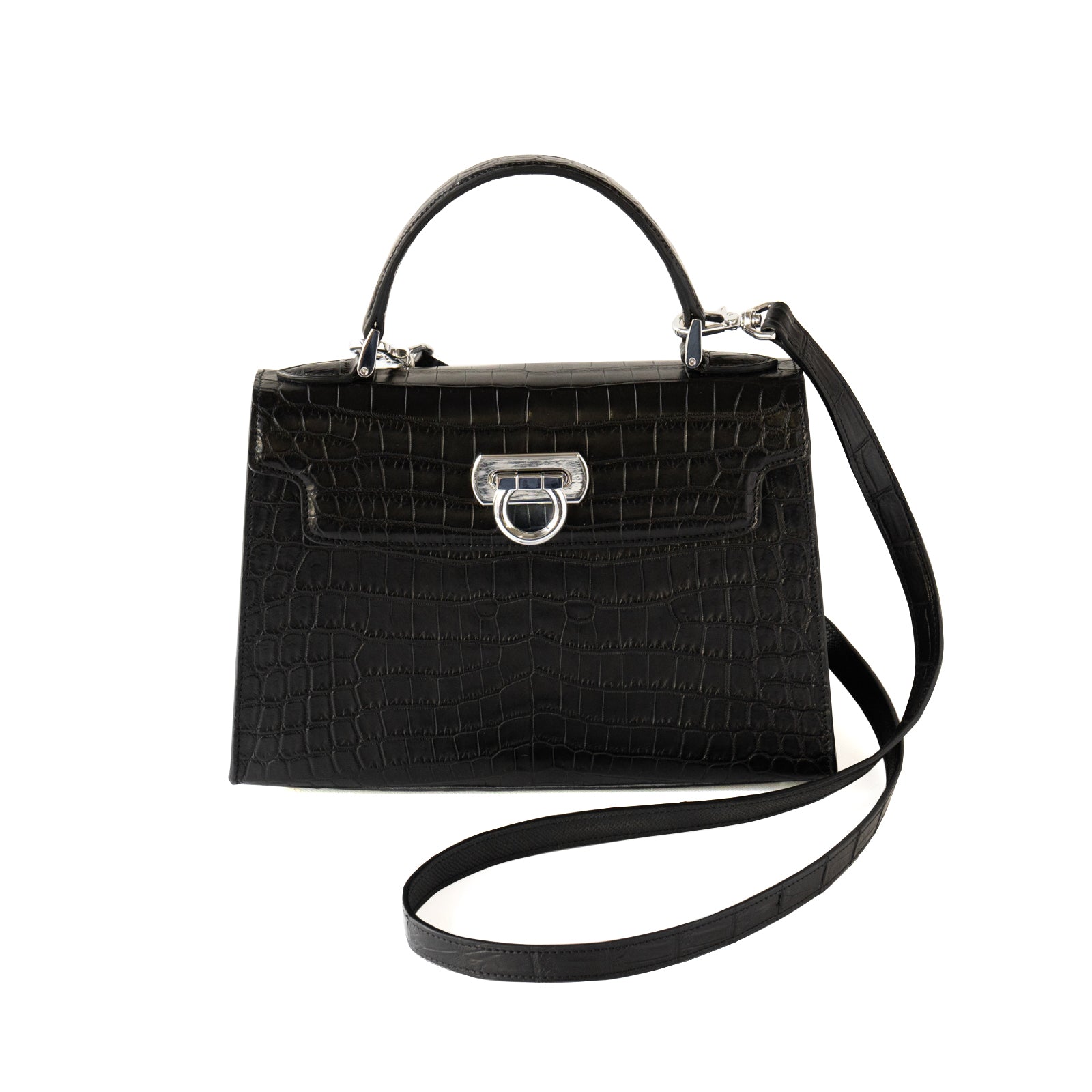 【おつとめ品セール】カンパネラ25 クロコダイル / ブラック