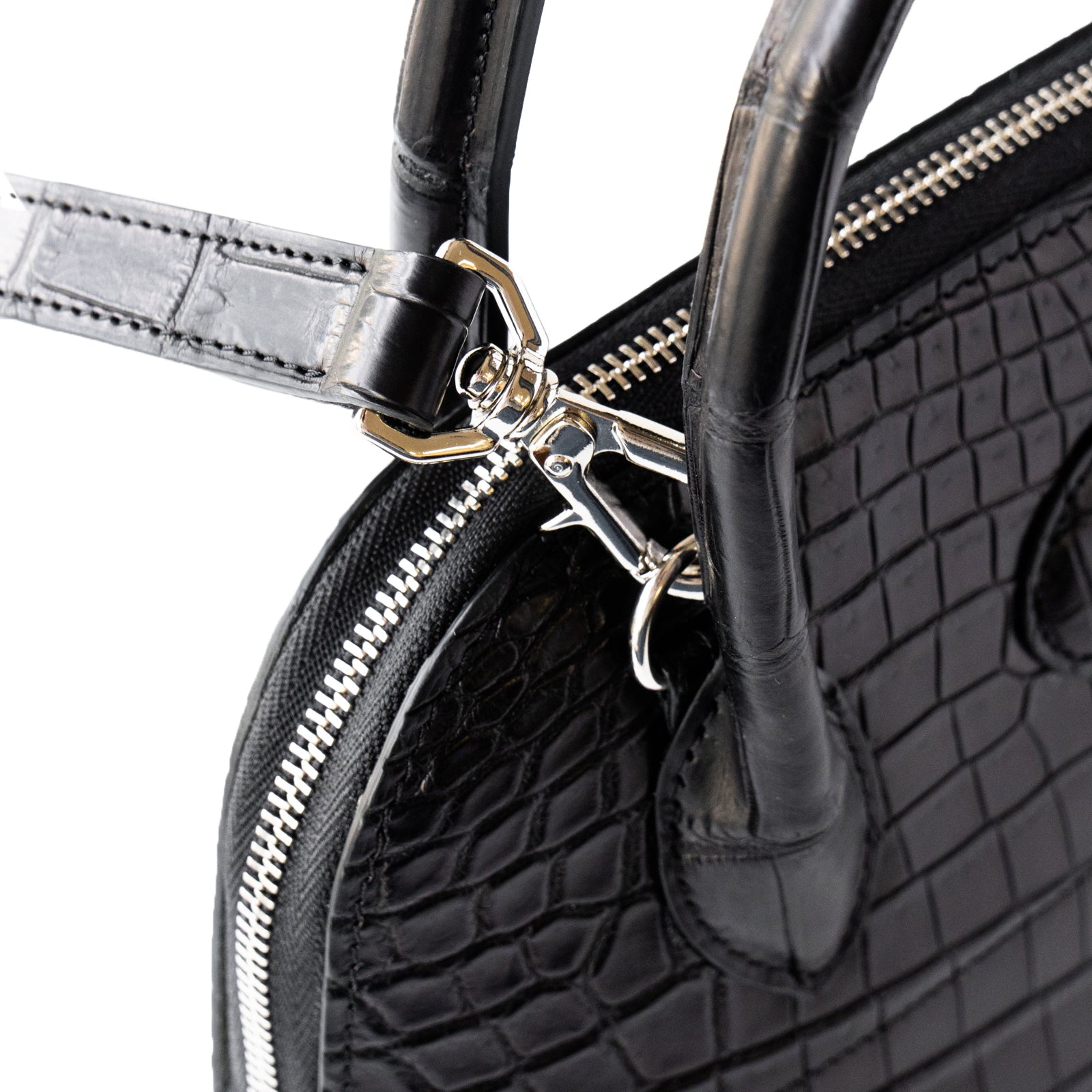 【おつとめ品セール】ハンドバッグ・ルーチェ25 クロコダイル / ブラック