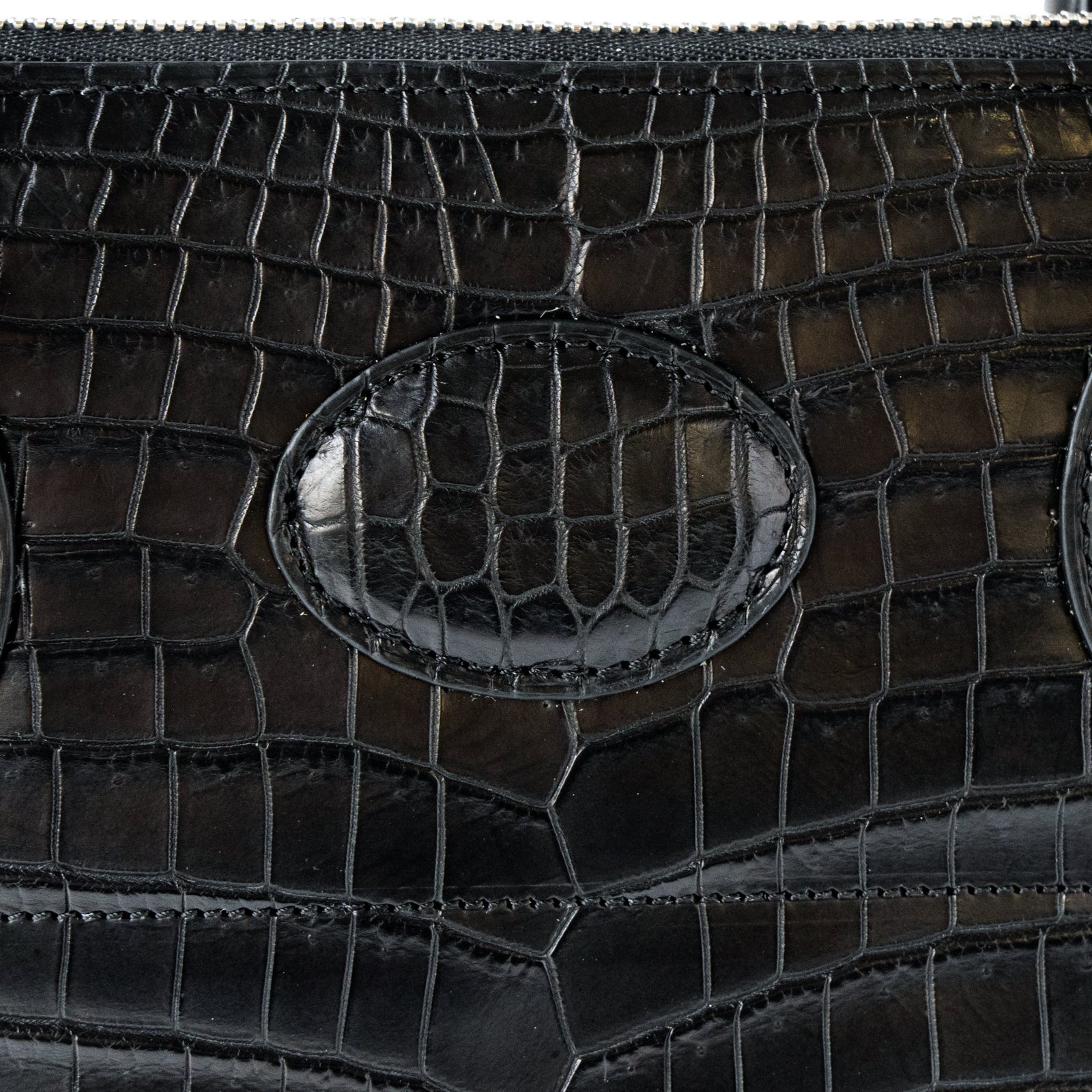 【おつとめ品セール】ハンドバッグ・ルーチェ25 クロコダイル / ブラック