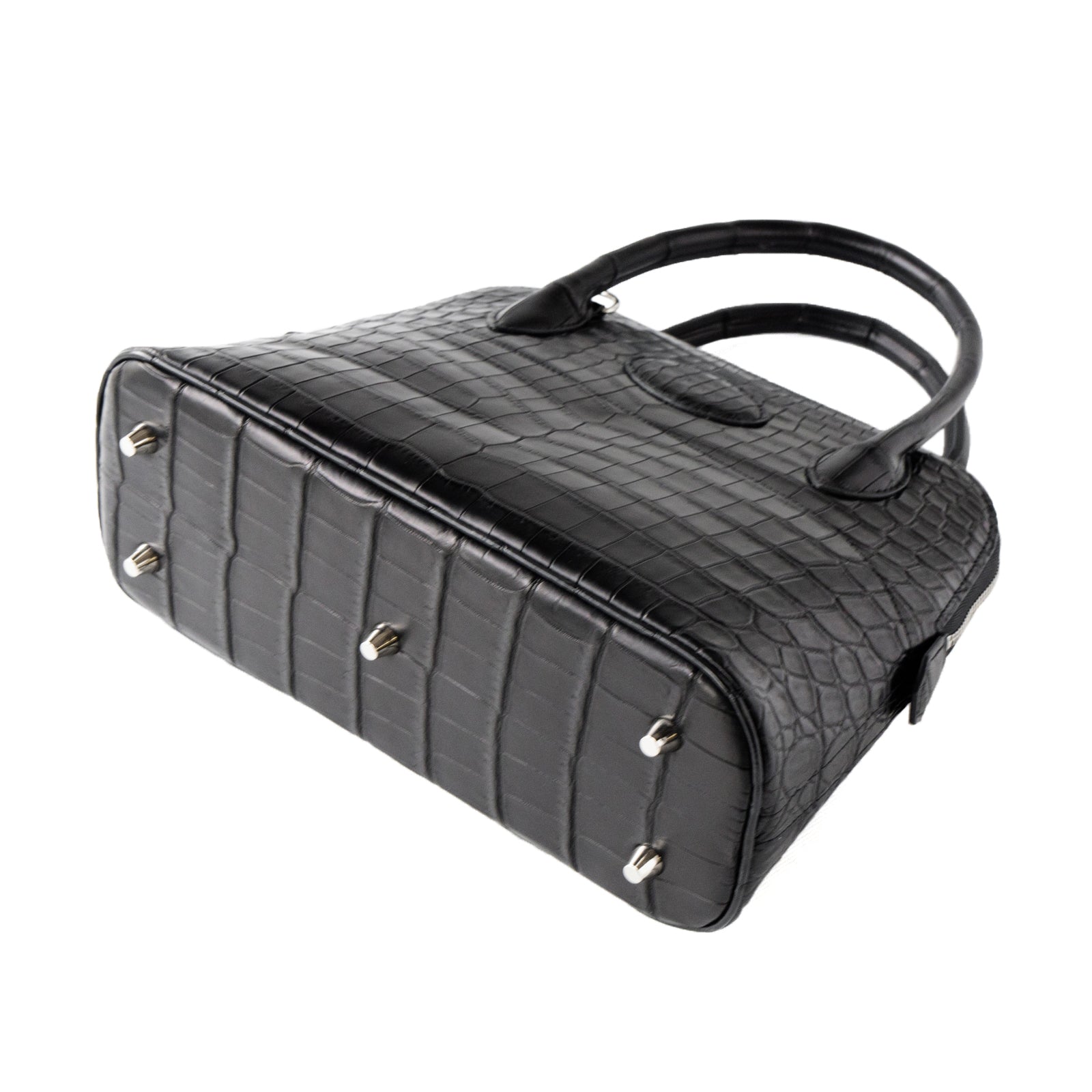 【おつとめ品セール】ハンドバッグ・ルーチェ25 クロコダイル / ブラック
