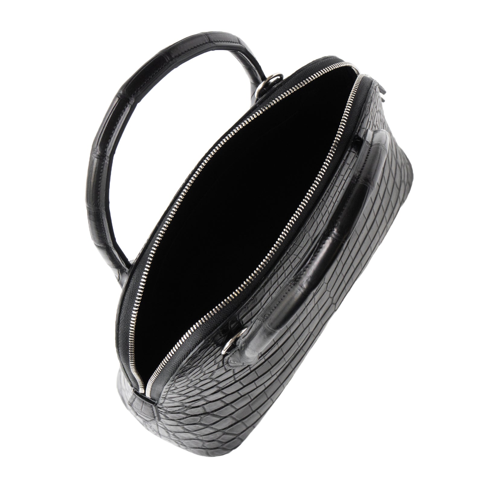 【おつとめ品セール】ハンドバッグ・ルーチェ25 クロコダイル / ブラック