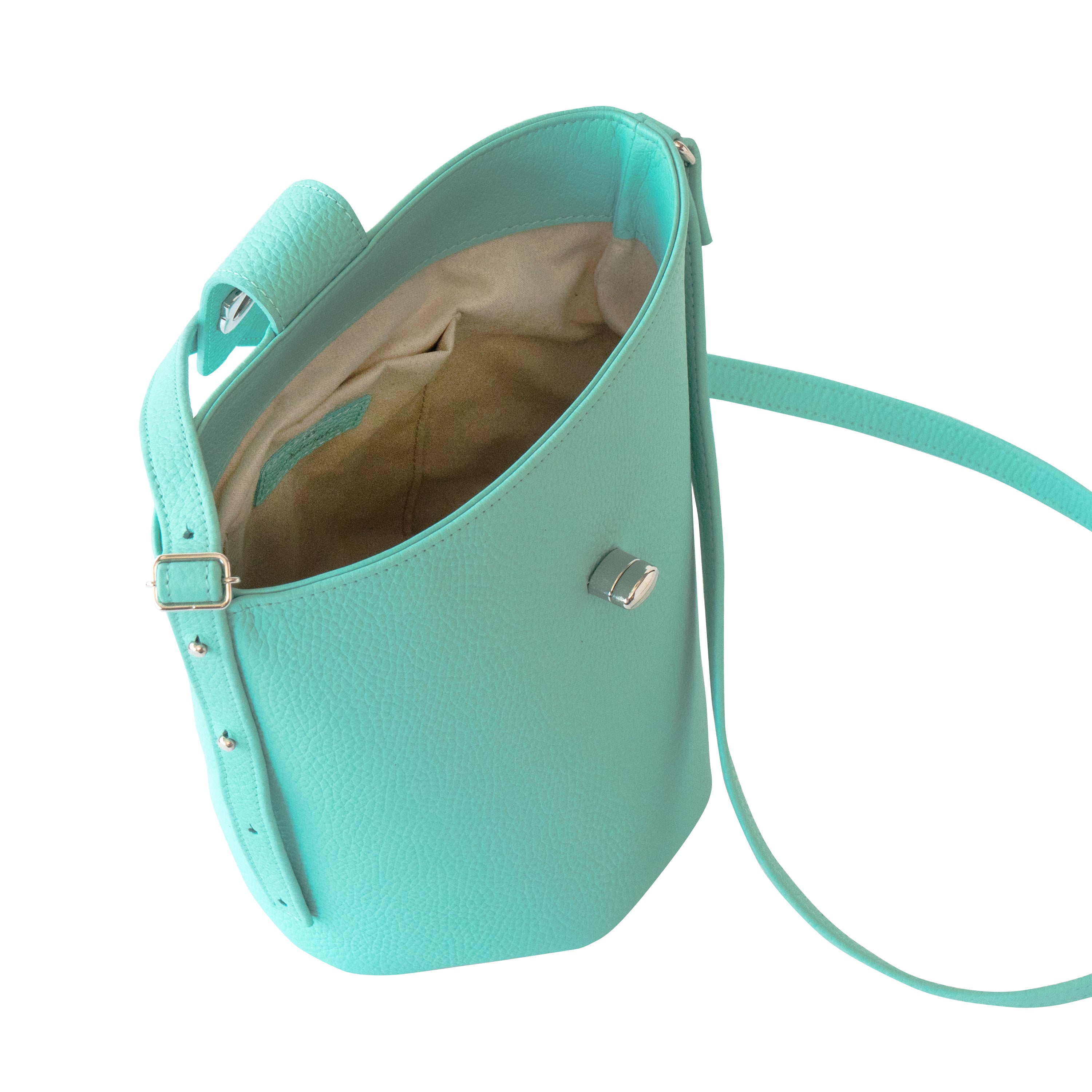 【期間限定:4/24(金)22:00〜26(日)】【受注生産】 ショルダーバッグ PAW (パウ) キュイール・マッシュ / ブルードラジェ