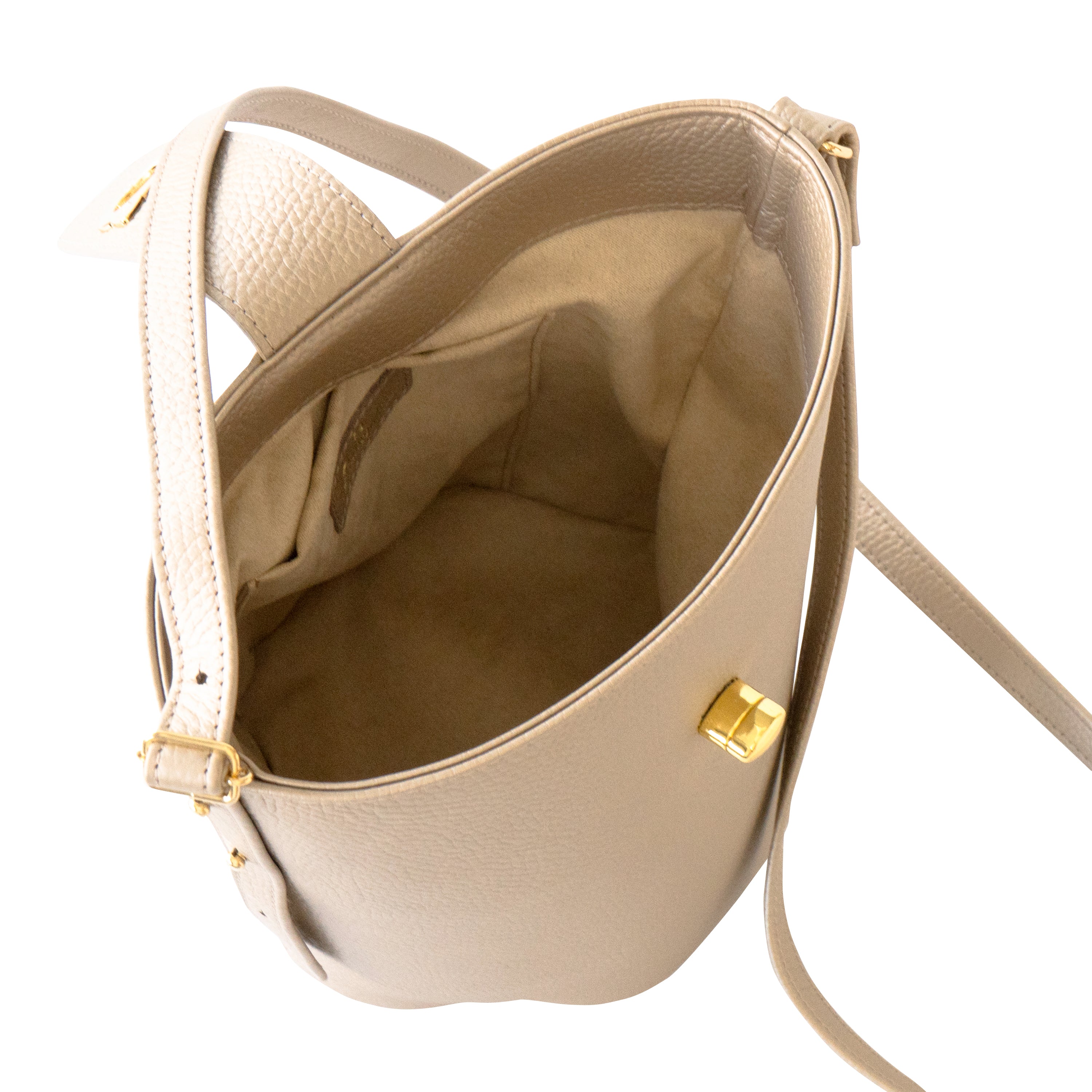 【期間限定:4/24(金)22:00〜26(日)】【受注生産】 ショルダーバッグ PAW (パウ) キュイール・マッシュ / シャンパンゴールド