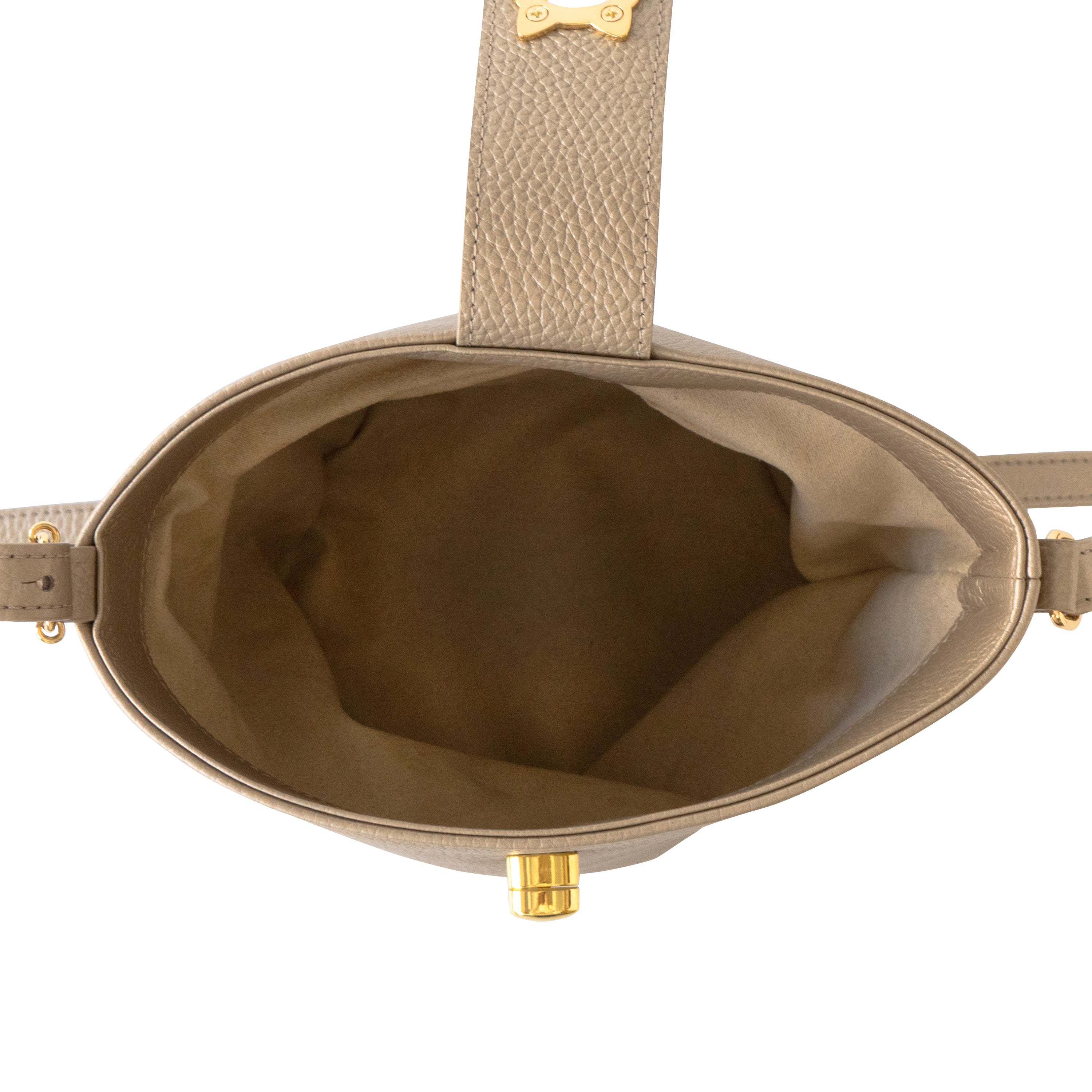 【期間限定:4/24(金)22:00〜26(日)】【受注生産】 ショルダーバッグ PAW (パウ) キュイール・マッシュ / シャンパンゴールド