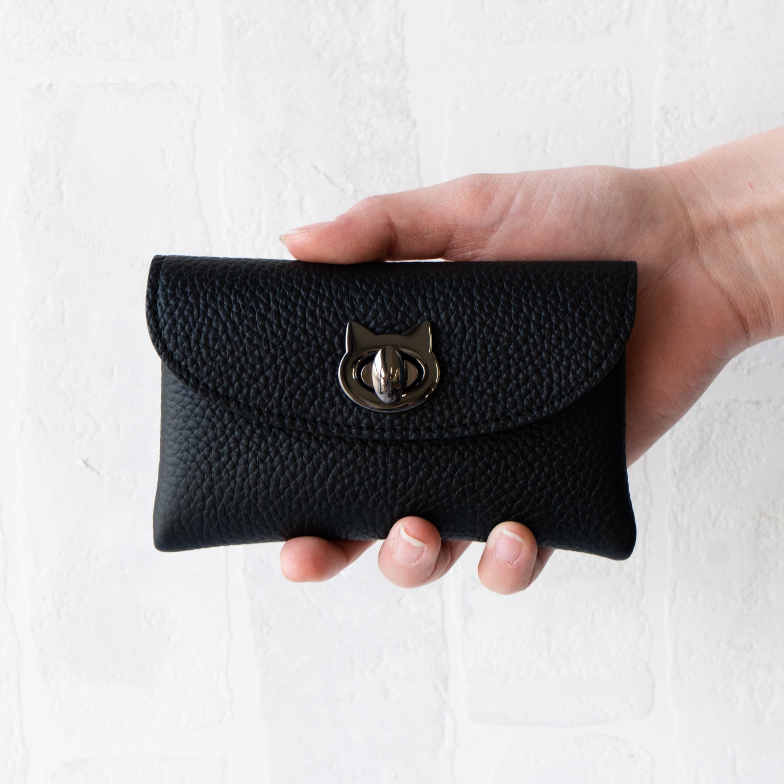Flap Wallet Frunya Medium Cuir Mash / Black