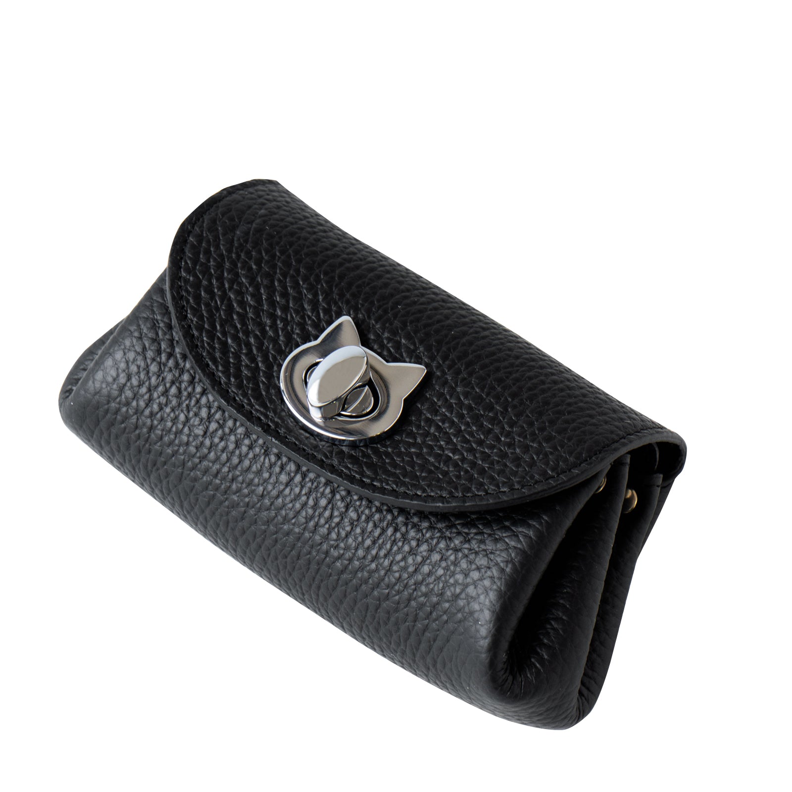 Shell Wallet CAT Cuir Mash / Black