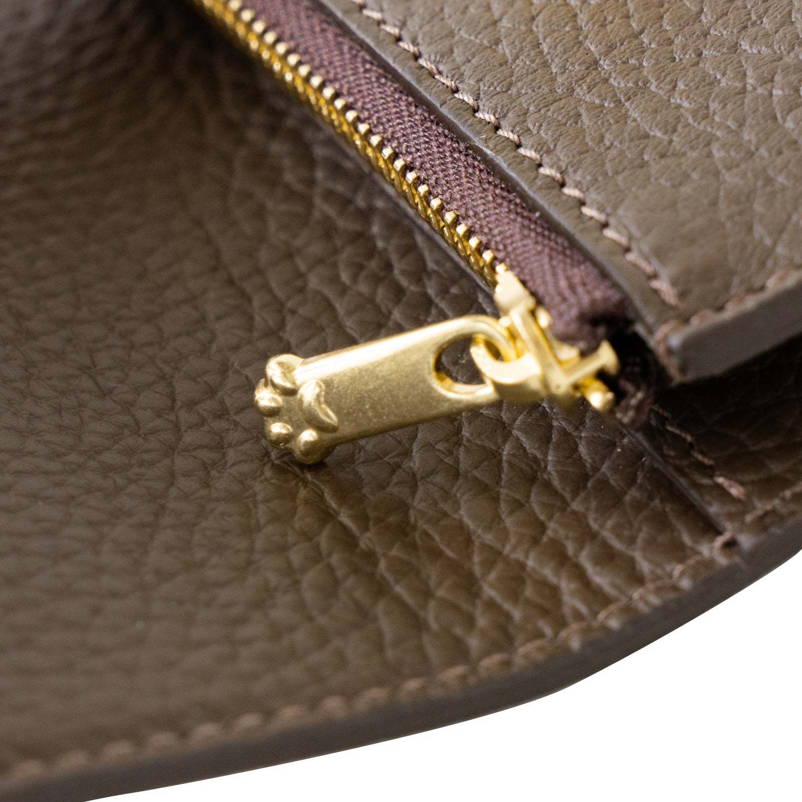 Handy Wallet Nyapera Grande Cuir Mache / Chocolate